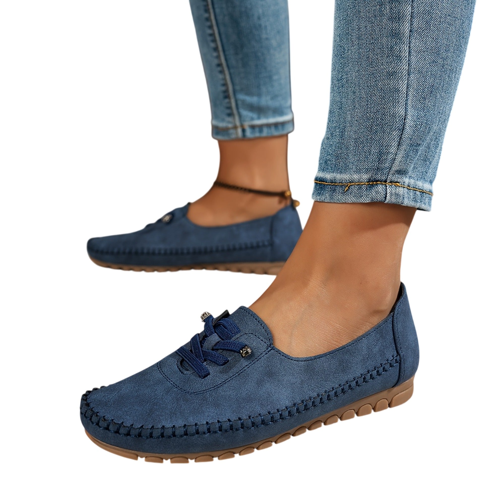 Atelier Rivelle | Baskets Basses Femme Grande Taille Souples Lacets Rétro Confort