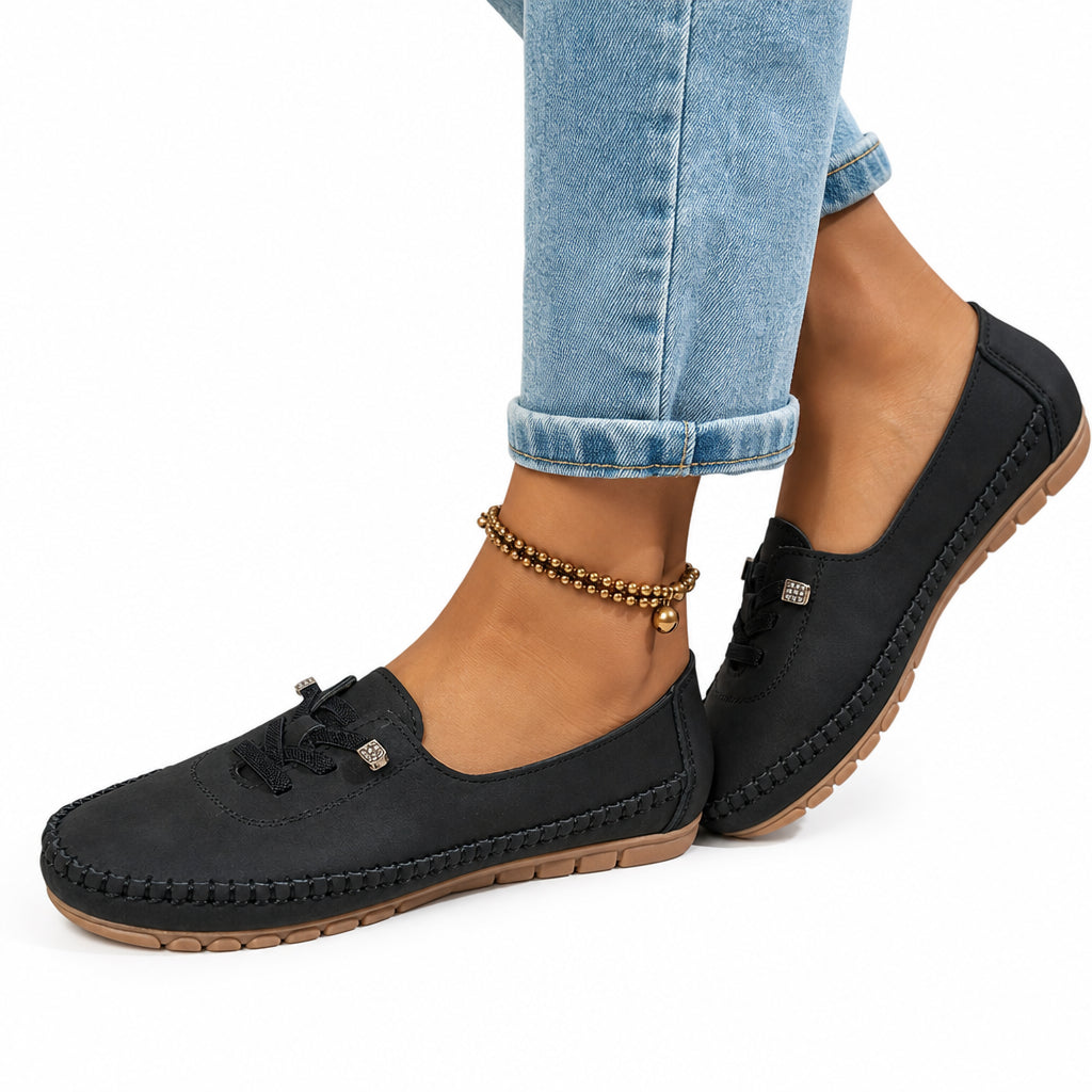 Atelier Rivelle | Baskets Basses Femme Grande Taille Souples Lacets Rétro Confort
