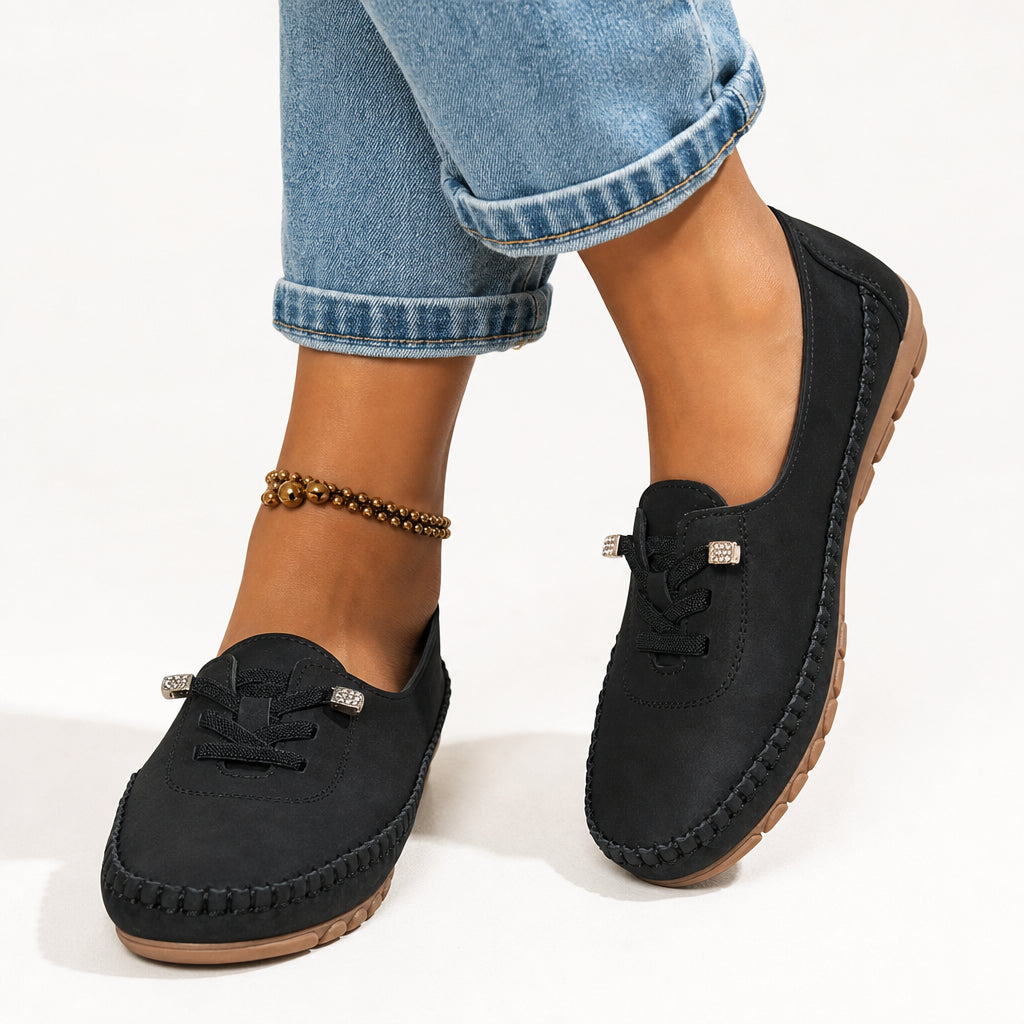 Atelier Rivelle | Baskets Basses Femme Grande Taille Souples Lacets Rétro Confort