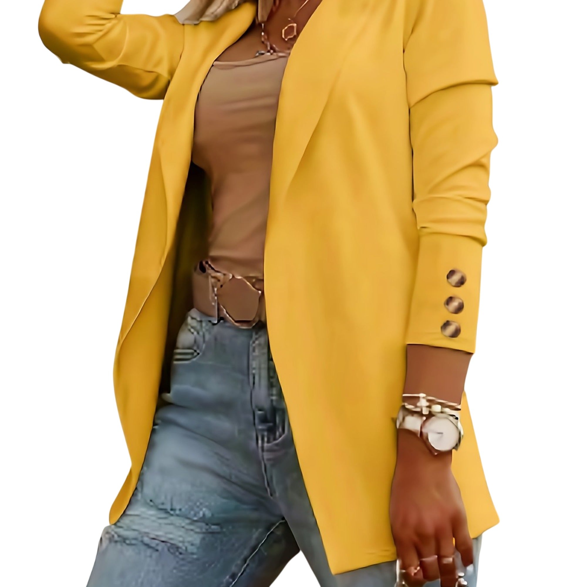Atelier Rivelle | Blazer Femme Grande Taille Été Élégant Léger Décontracté