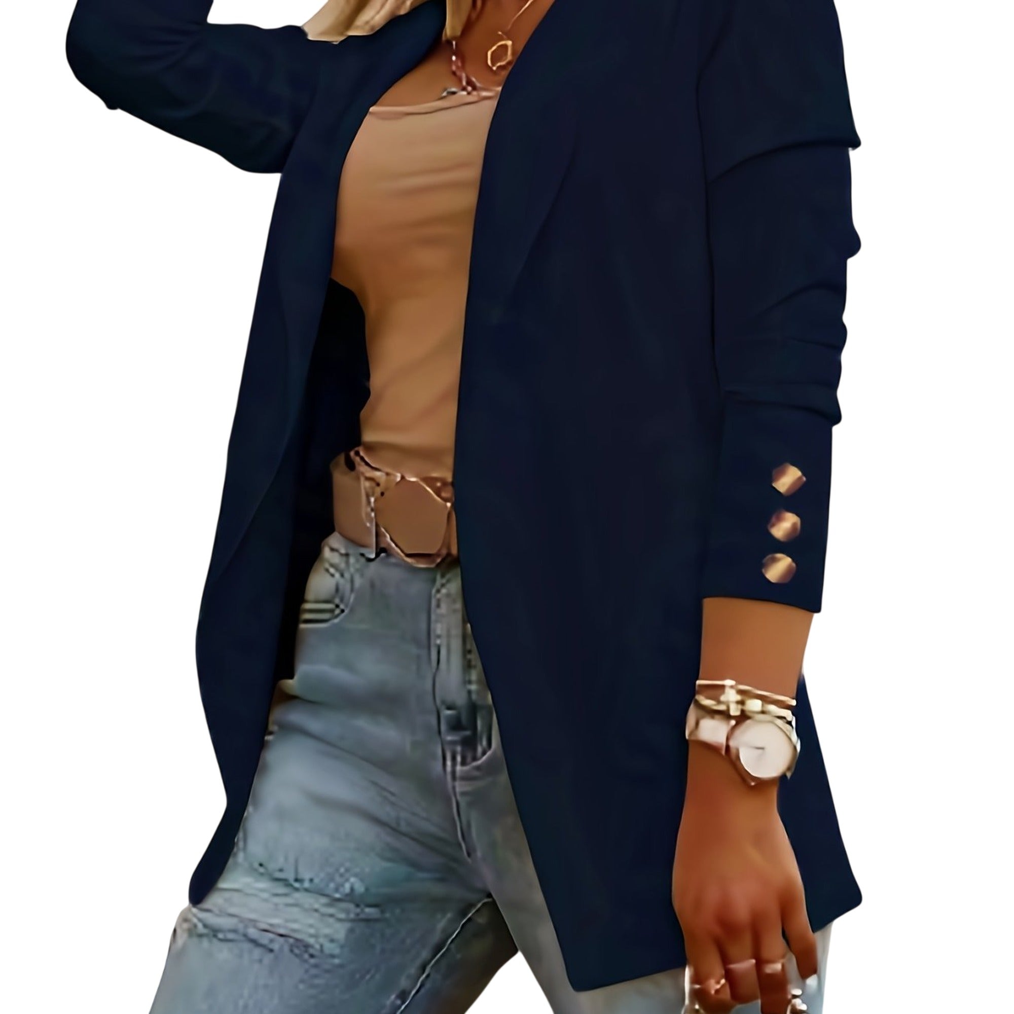 Atelier Rivelle | Blazer Femme Grande Taille Été Élégant Léger Décontracté