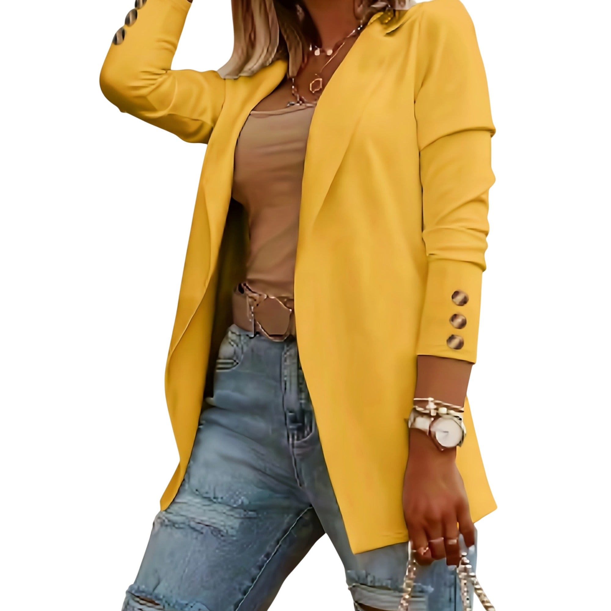 Atelier Rivelle | Blazer Femme Grande Taille Été Élégant Léger Décontracté