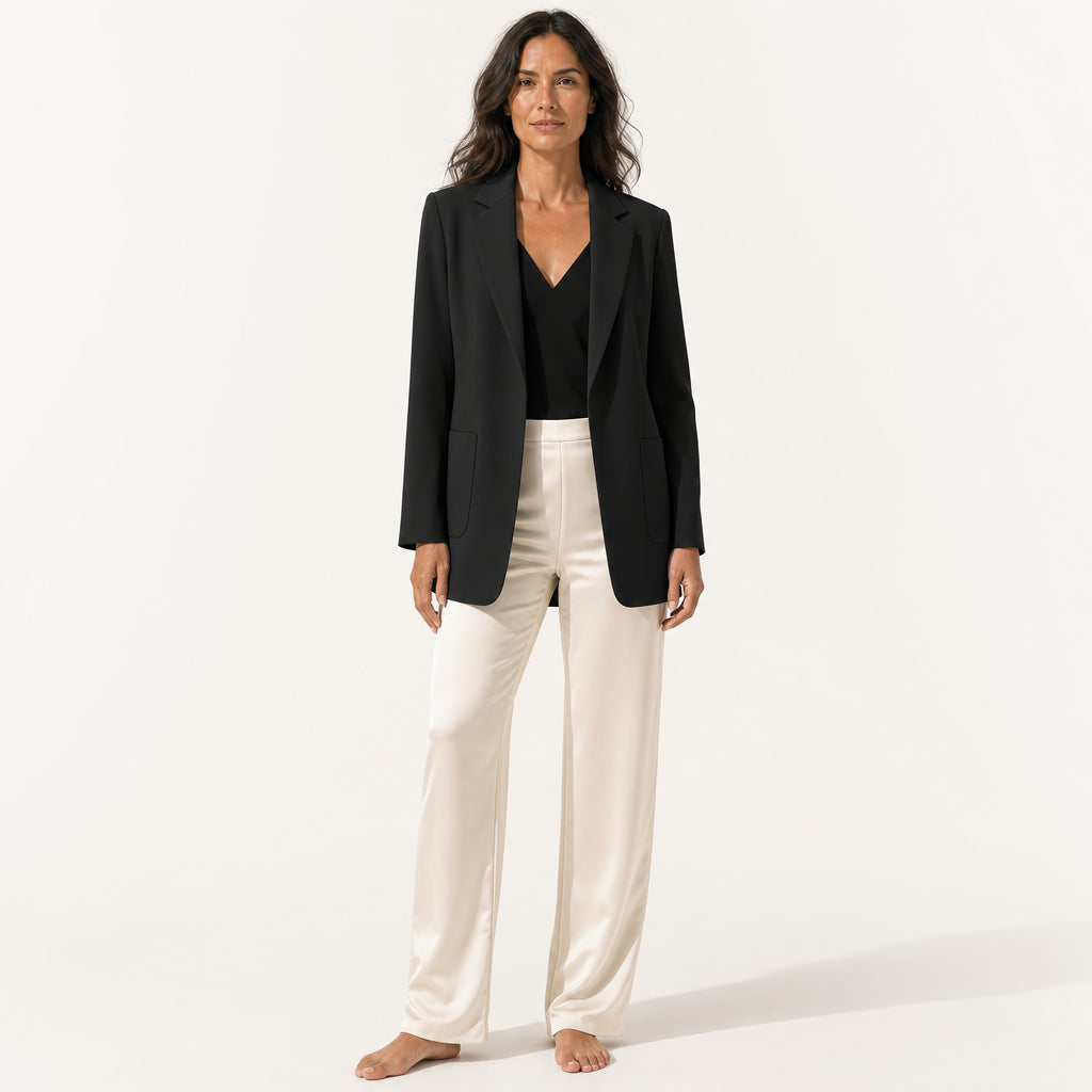 Atelier Rivelle | Blazer Femme Structuré Élégant Bureau Doublé Chic