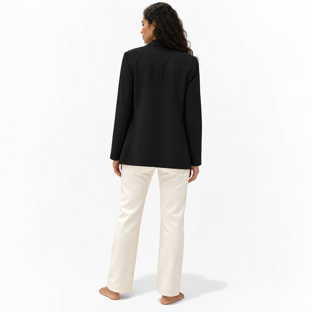 Atelier Rivelle | Blazer Femme Structuré Élégant Bureau Doublé Chic