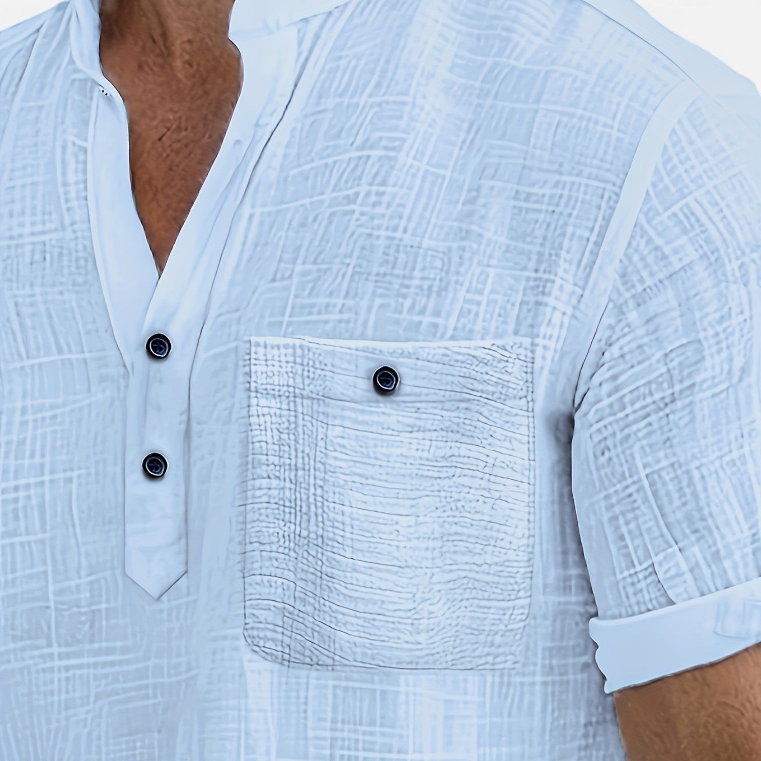 Atelier Rivelle | Chemise Homme Lin Été Légère Respirante Tenue Vacances