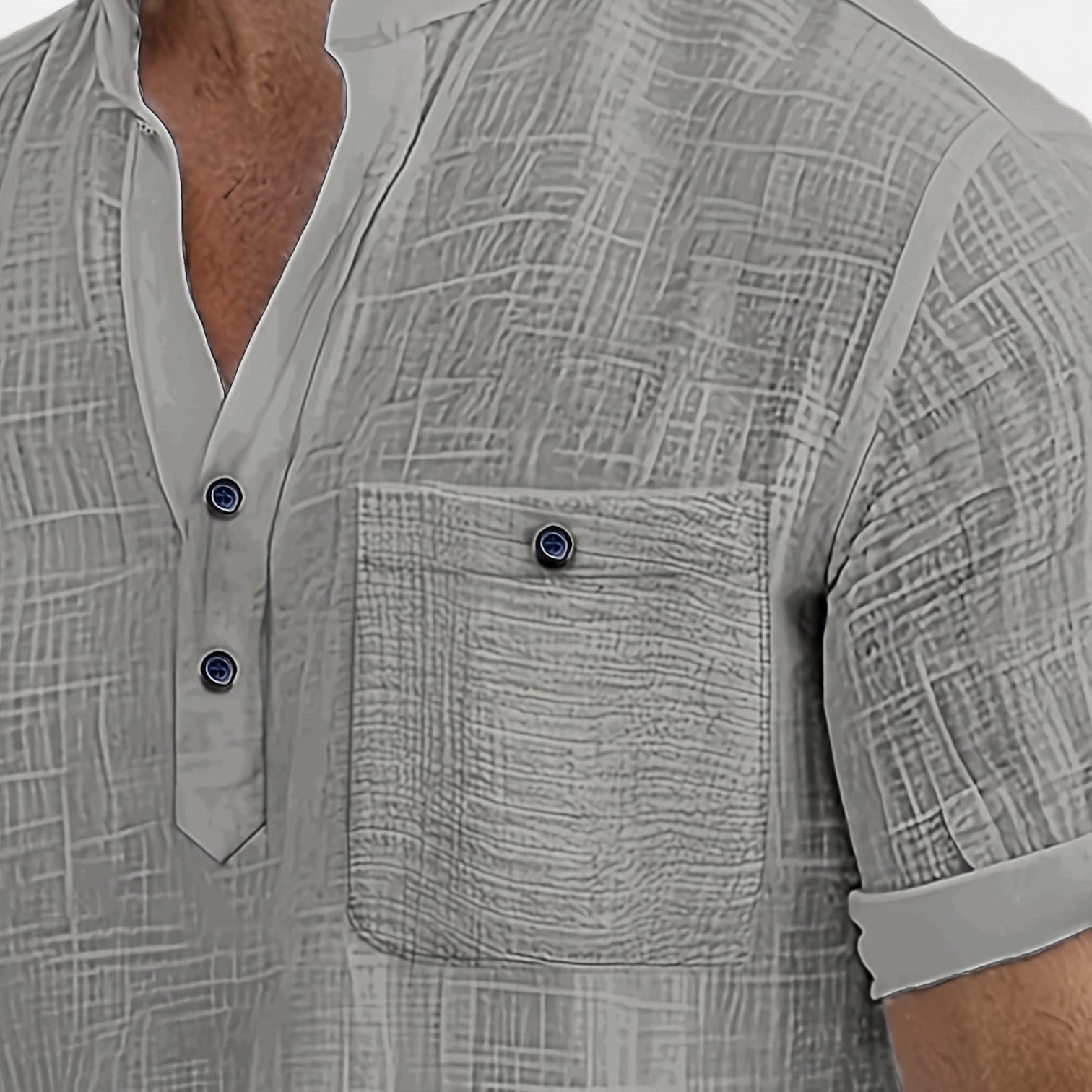 Atelier Rivelle | Chemise Homme Lin Été Légère Respirante Tenue Vacances