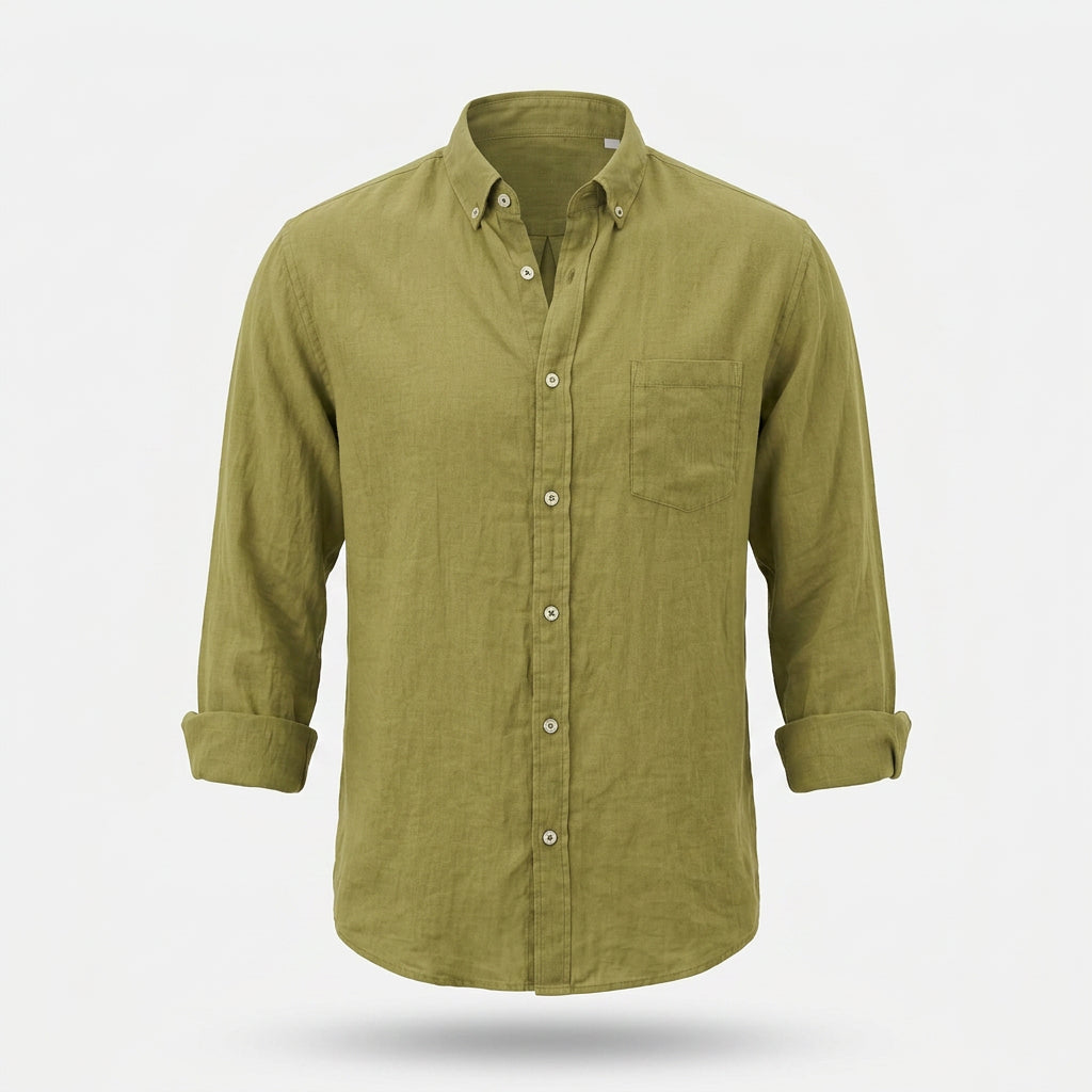 Atelier Rivelle | Chemise Homme Printemps Classique Décontractée Col Revers