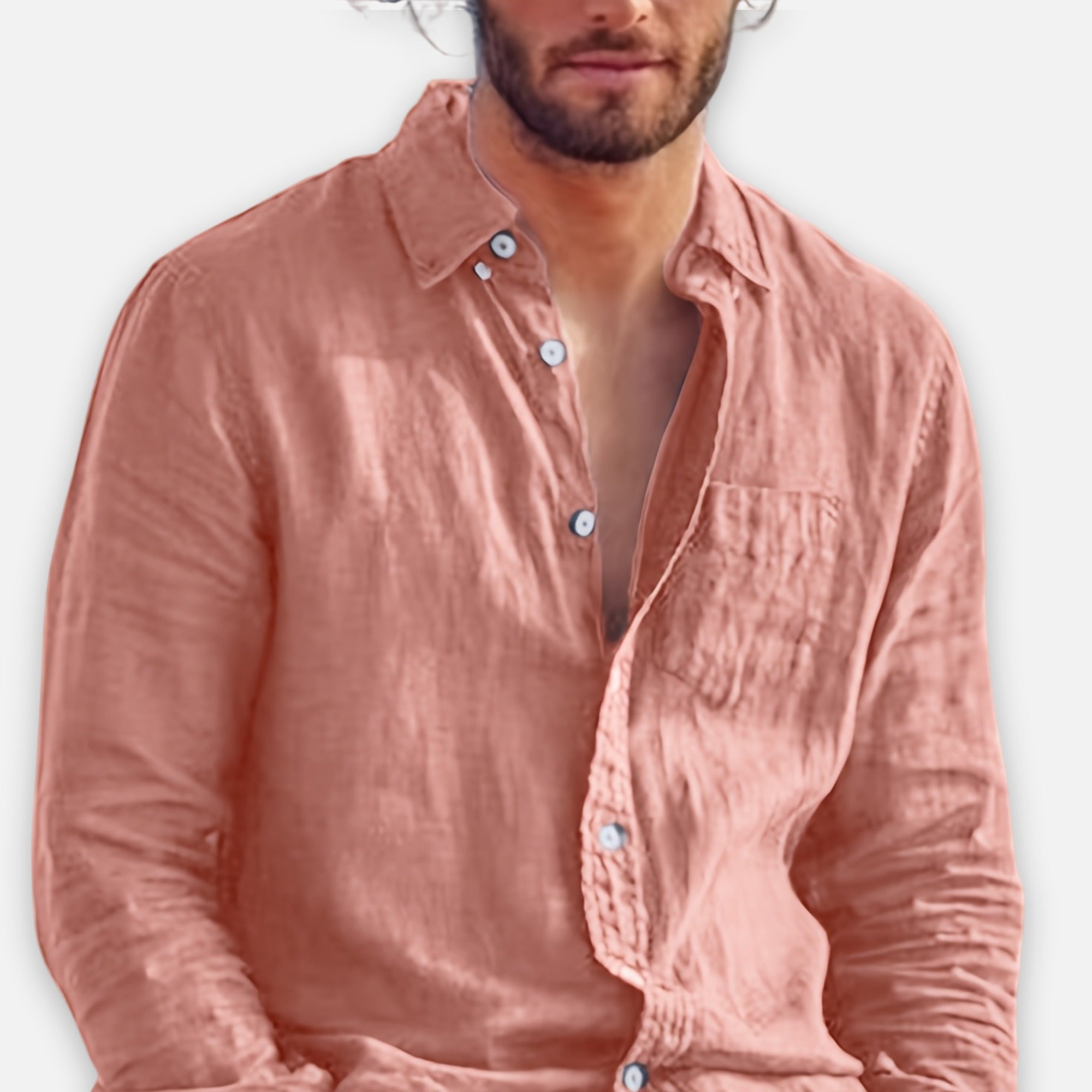 Atelier Rivelle | Chemise Homme Printemps Classique Décontractée Col Revers