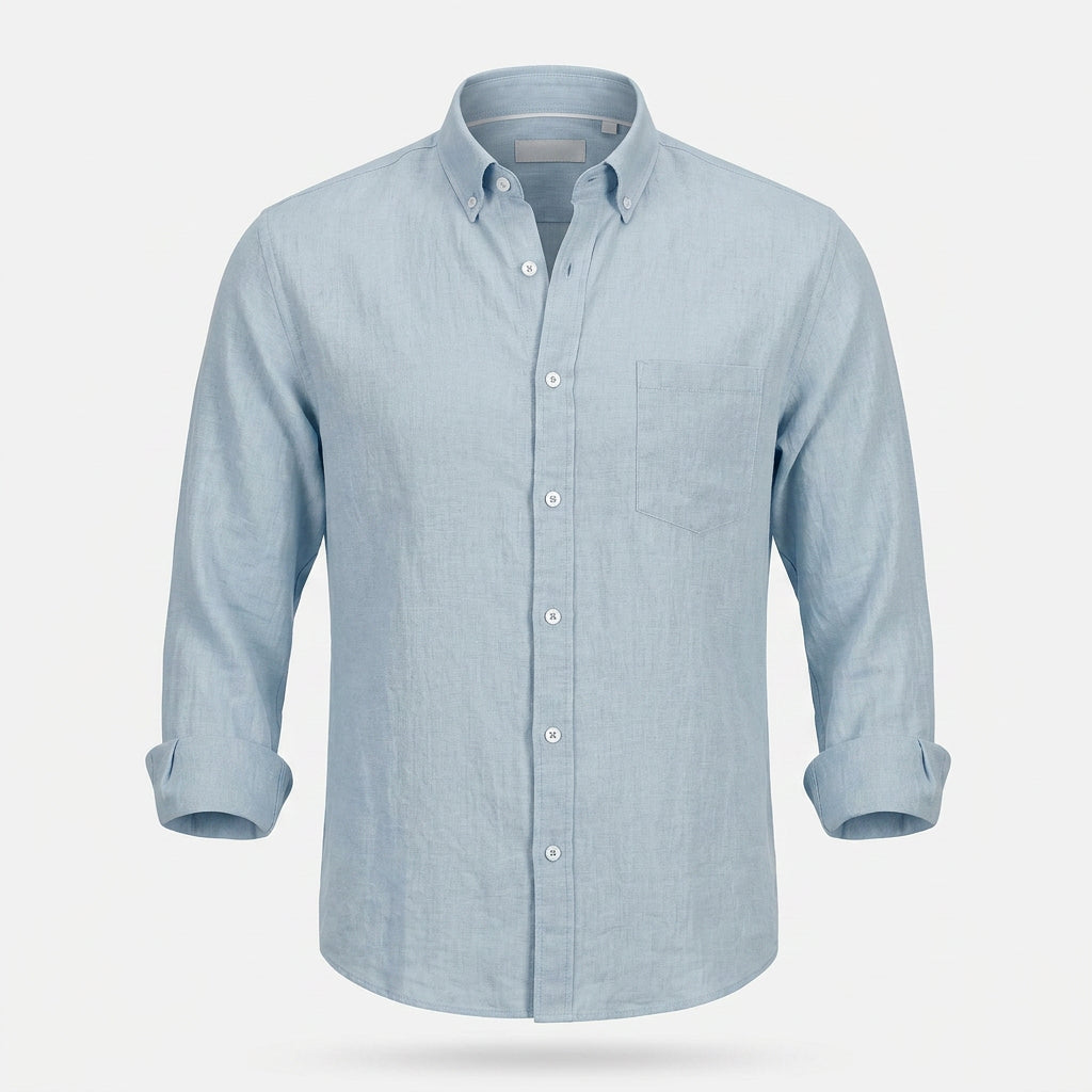 Atelier Rivelle | Chemise Homme Printemps Classique Décontractée Col Revers