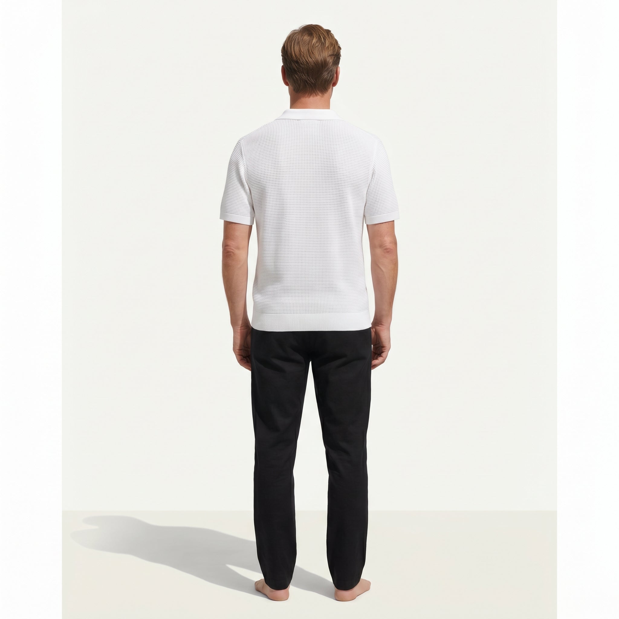 Atelier Rivelle | Polo Maille Homme Été Légère Transparente Décontractée