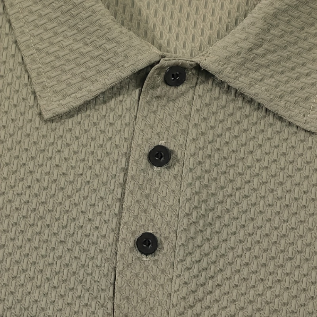 Atelier Rivelle | Polo Maille Homme Été Légère Transparente Décontractée