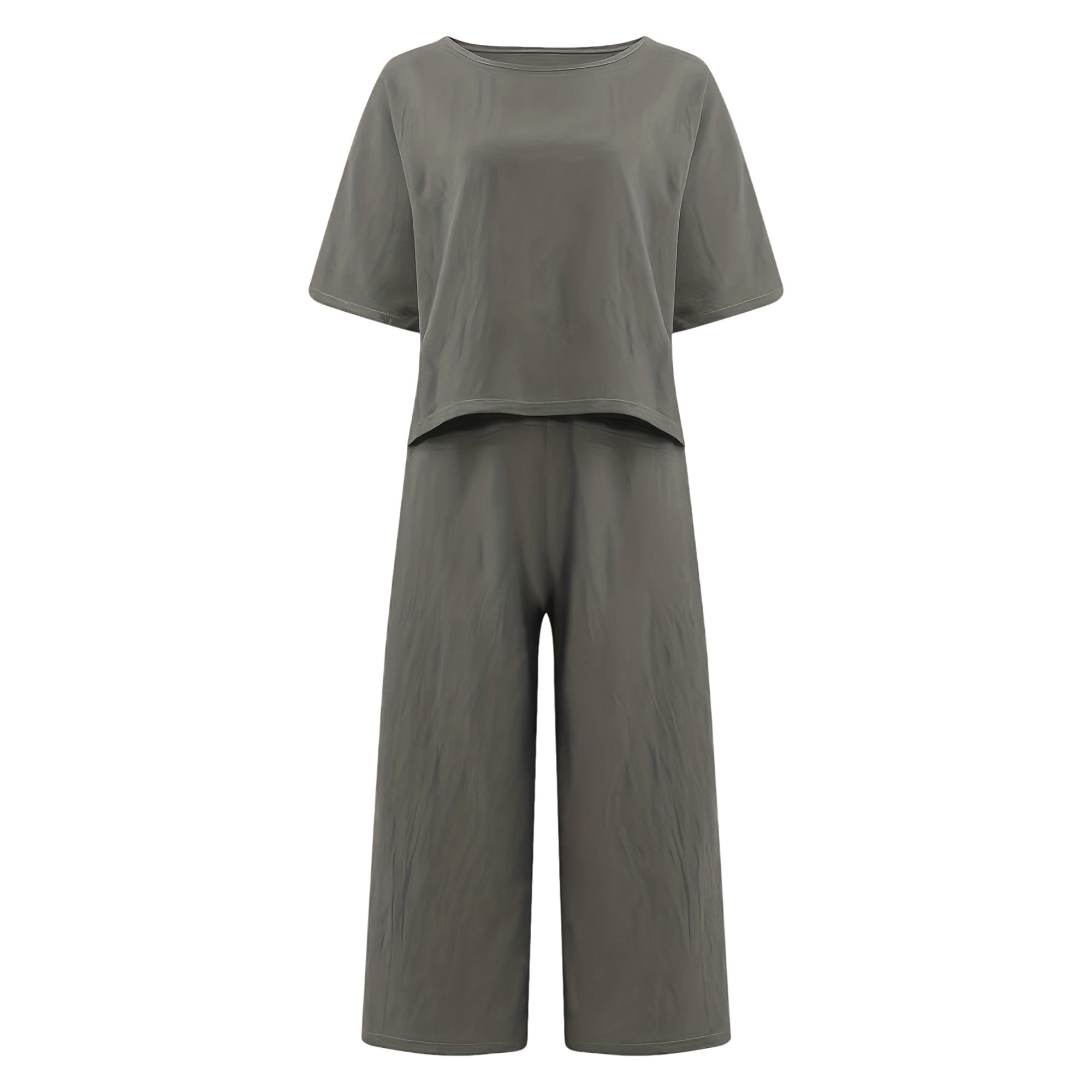 Atelier Rivelle | Combinaison Femme Ample Fluide Manches Courtes Élégante Été