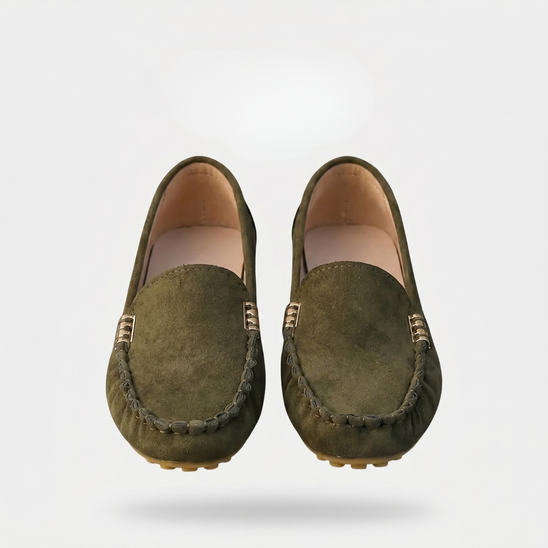 Atelier Rivelle | Mocassins Femme Cuir Souple Bout Rond Détails Métalliques Chic