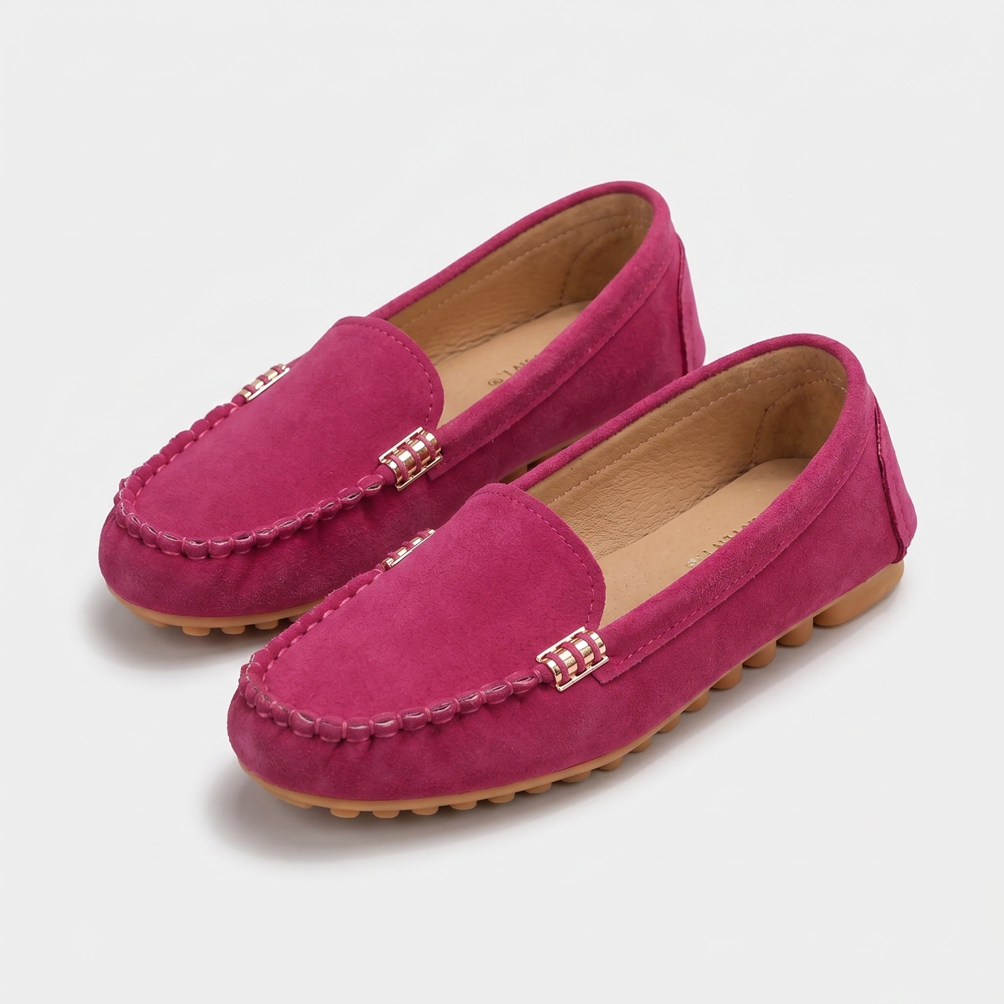 Atelier Rivelle | Mocassins Femme Cuir Souple Bout Rond Détails Métalliques Chic