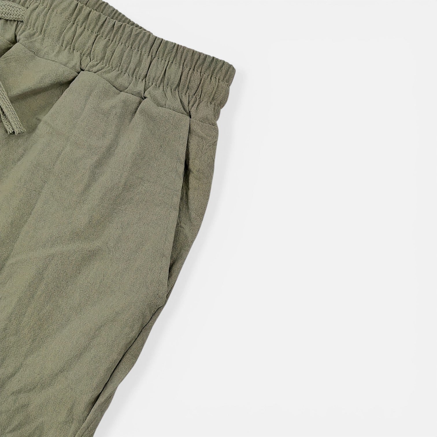 Atelier Rivelle | Pantalon Lin Homme Léger Été Confort Taille Élastique Plage
