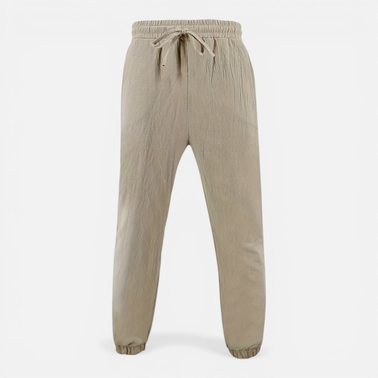 Atelier Rivelle | Pantalon Lin Homme Léger Été Confort Taille Élastique Plage