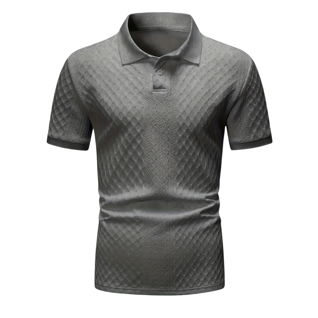 Atelier Rivelle | Polo Col Roulé Homme Automne Hiver Élégant Classique Boutonné