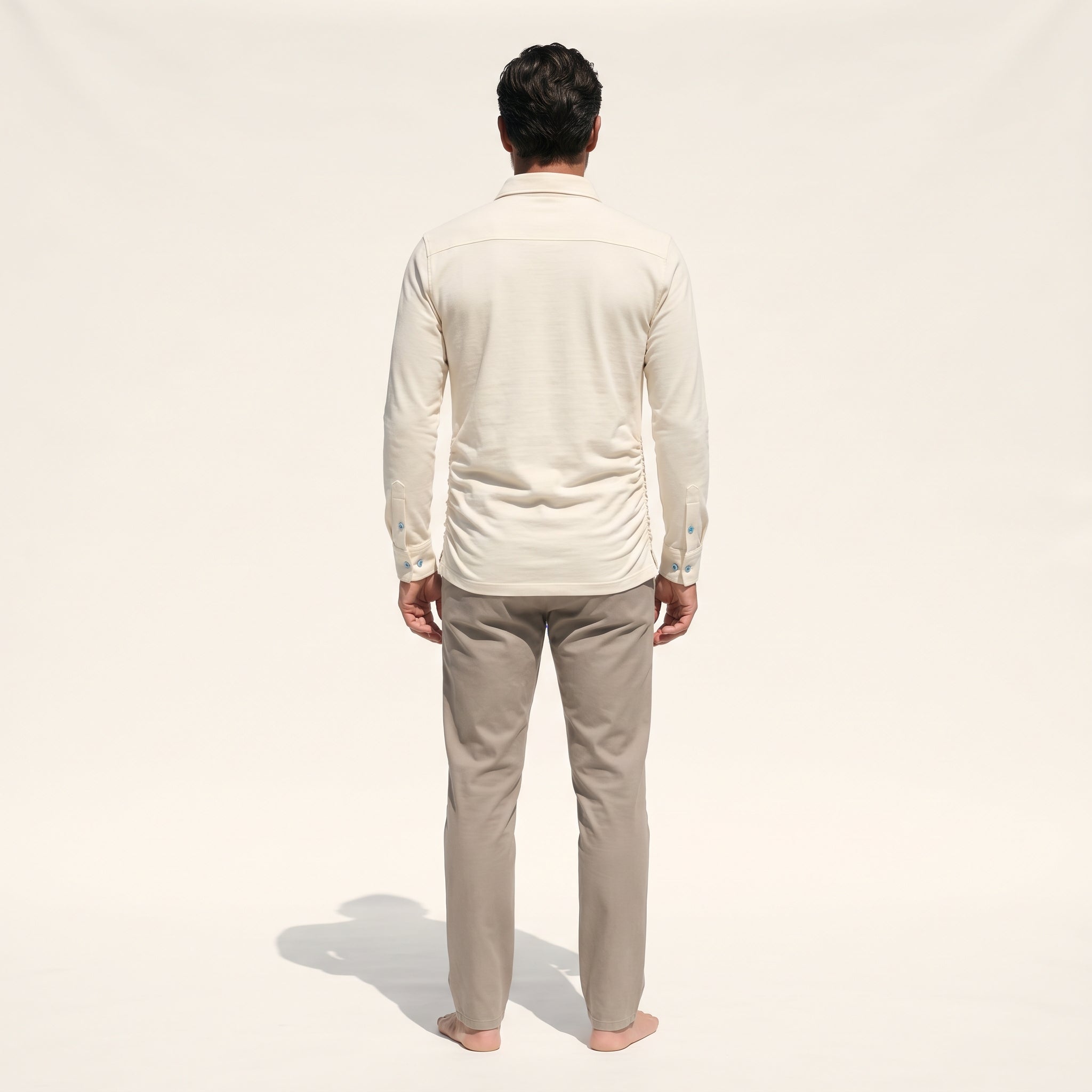 Atelier Rivelle | Polo Homme Manches Longues Décontracté Élégant