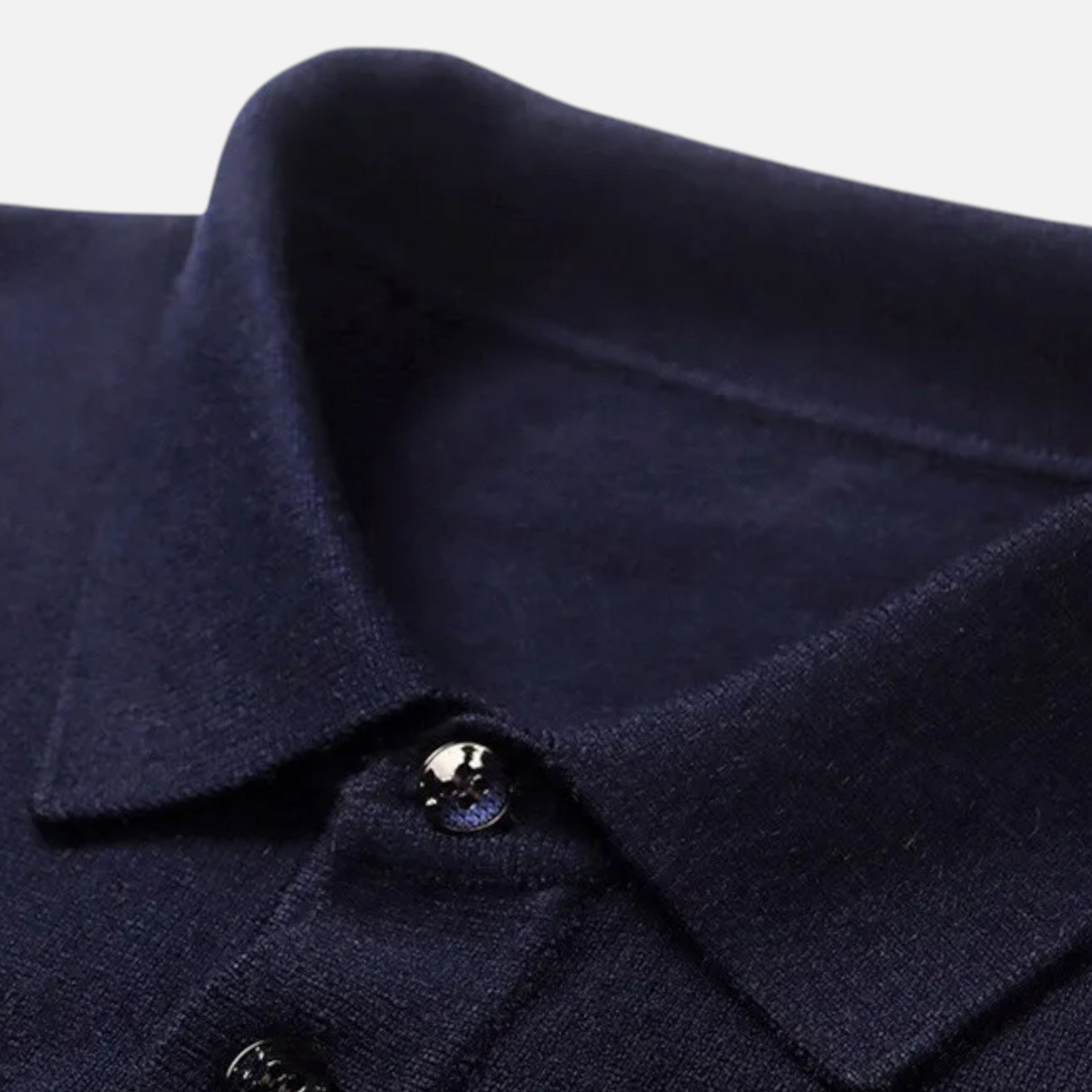 Atelier Rivelle | Pull Homme Col Polo Maille Épaisse Confort