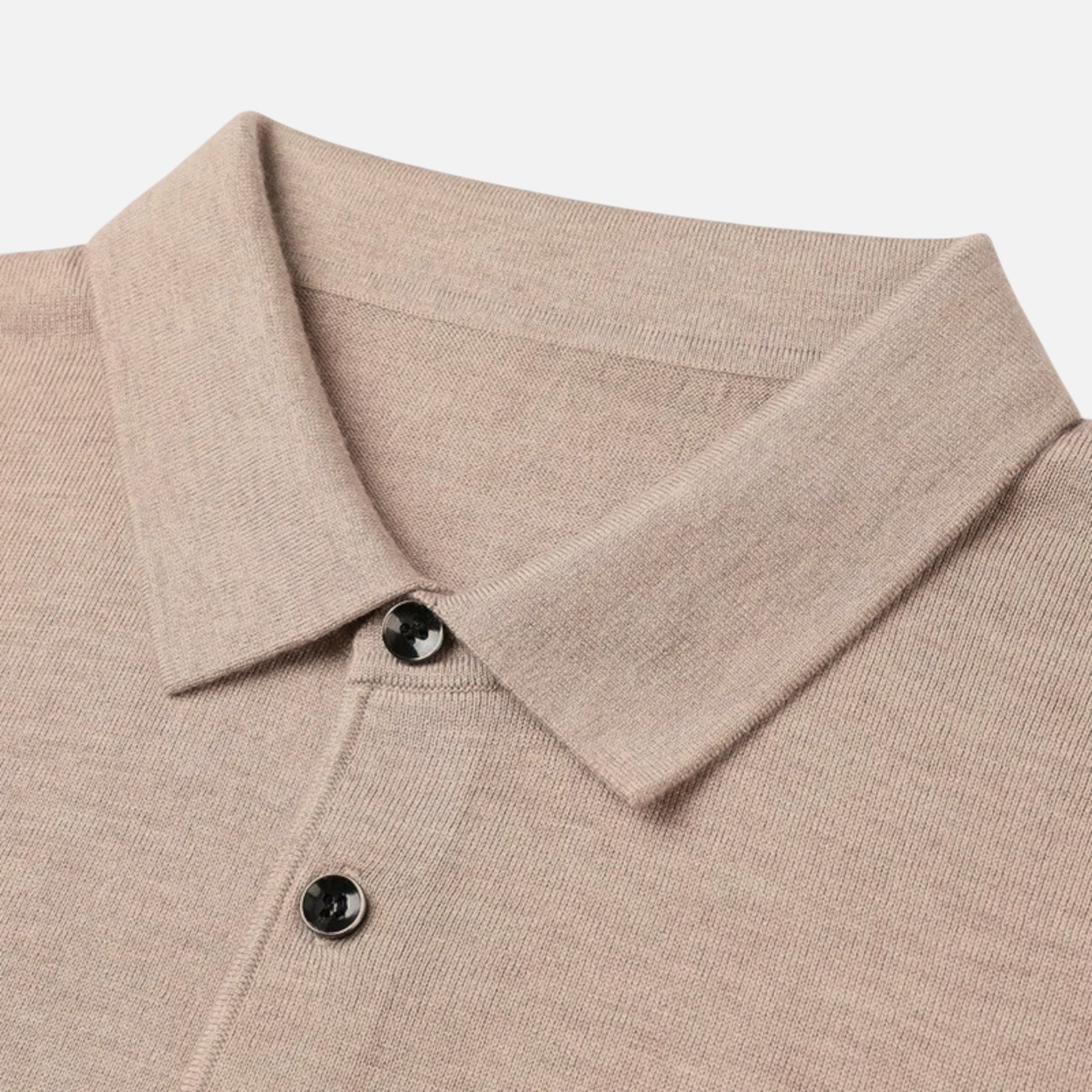 Atelier Rivelle | Pull Homme Col Polo Maille Épaisse Confort