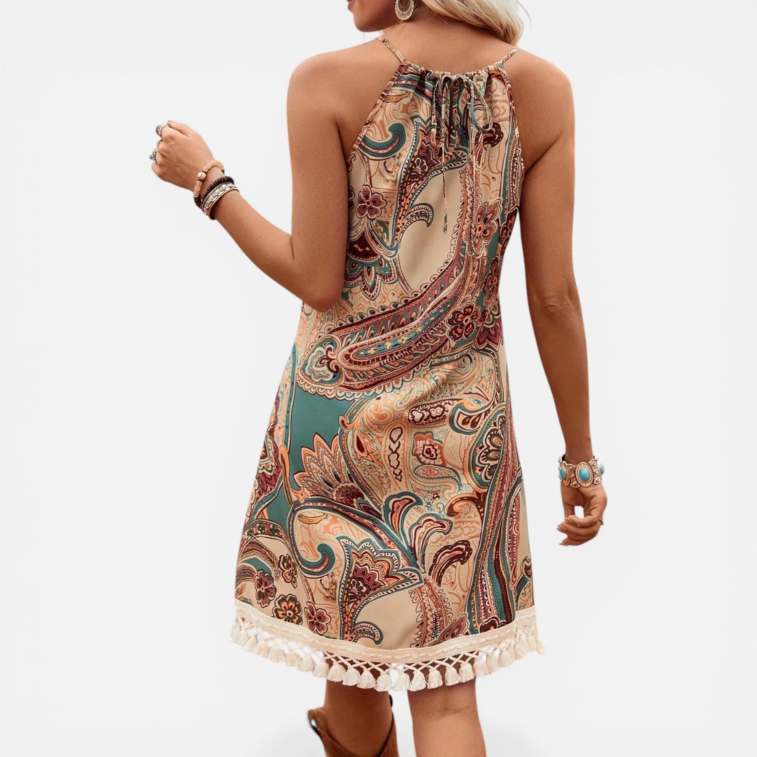 Atelier Rivelle | Robe Bohème Femme Été Légère Respirante Coupe Confort
