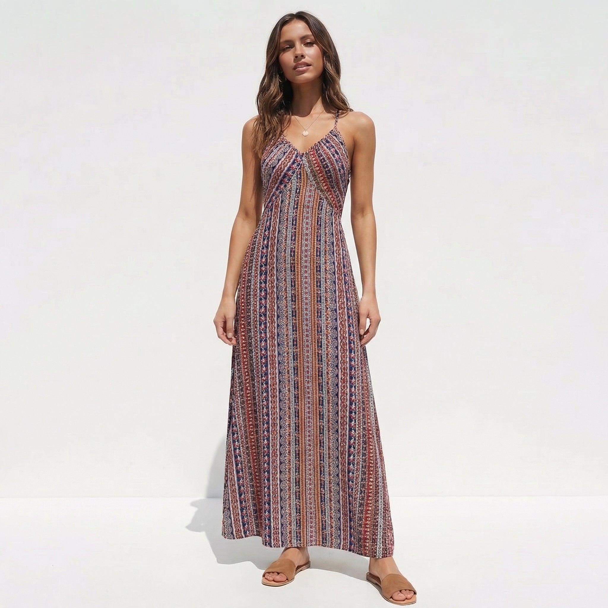 Atelier Rivelle | Robe Bohème Femme Été Légère et Fluide Confort Quotidien