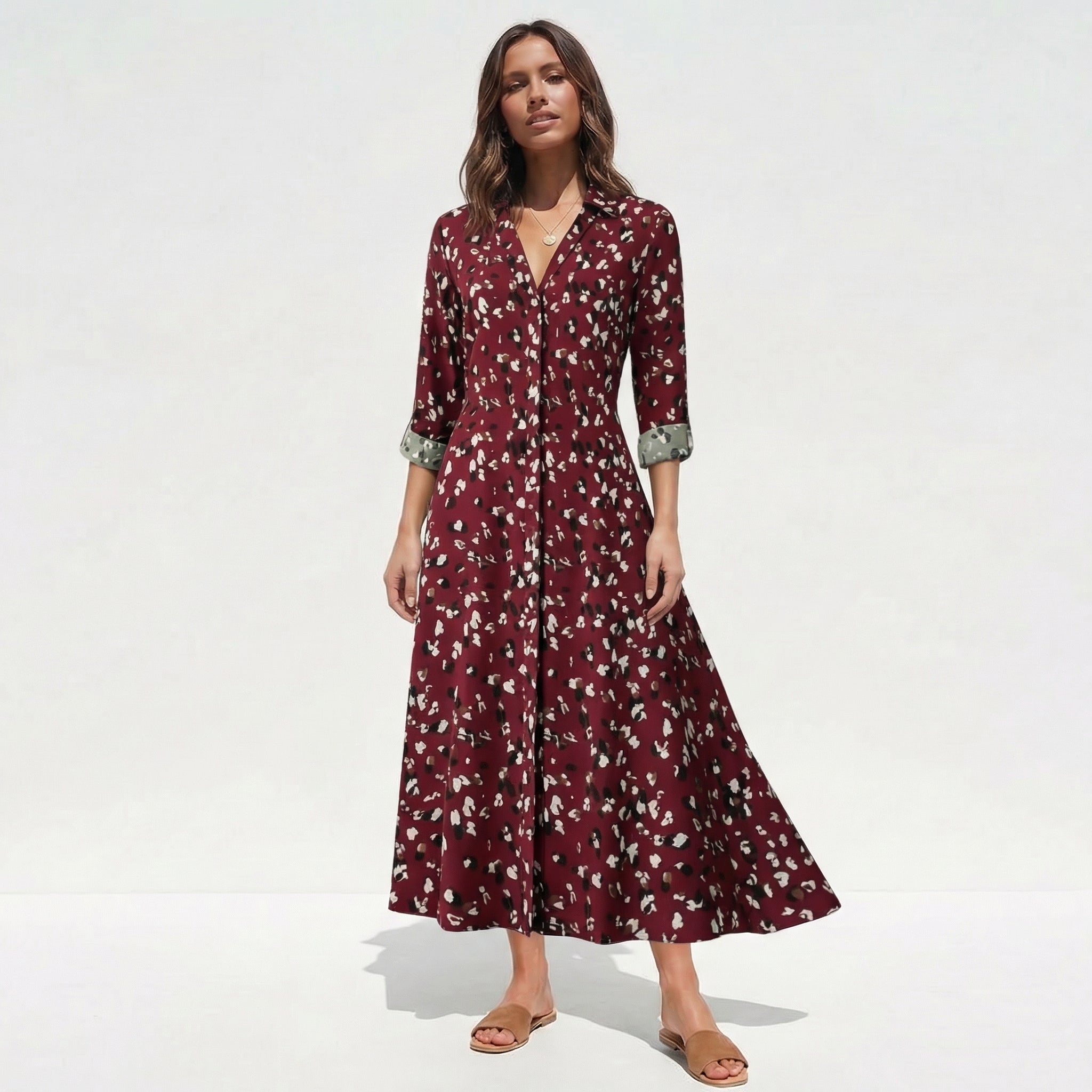 Atelier Rivelle | Robe Été Femme Lin Léger Style Bohème Confort Quotidien