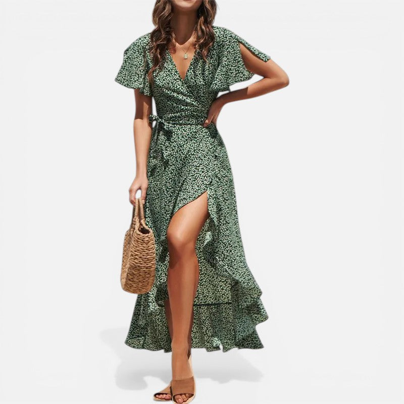 Atelier Rivelle | Robe Femme Élégante Été Lin Léger Style Chic Décontracté