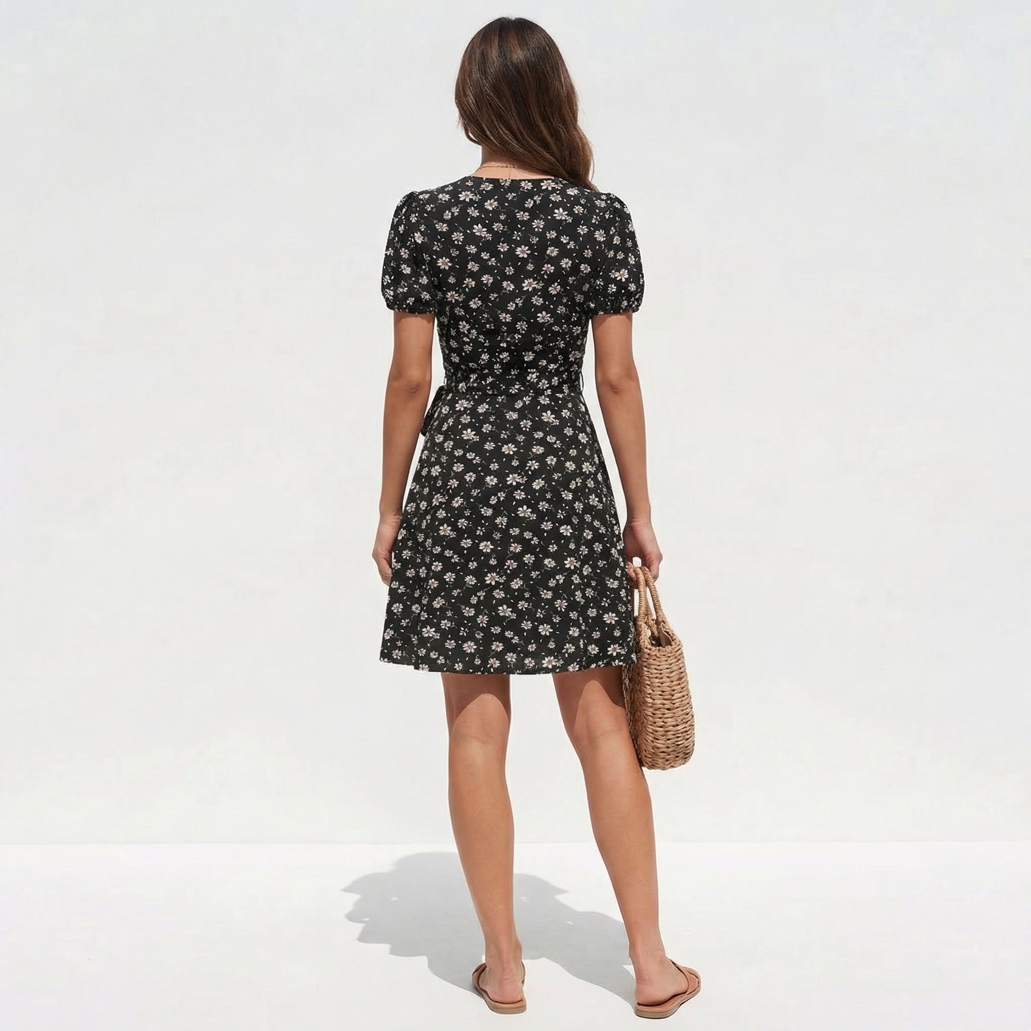 Atelier Rivelle | Robe Fleurie Femme Été Coupe Cintrée Légère Confort