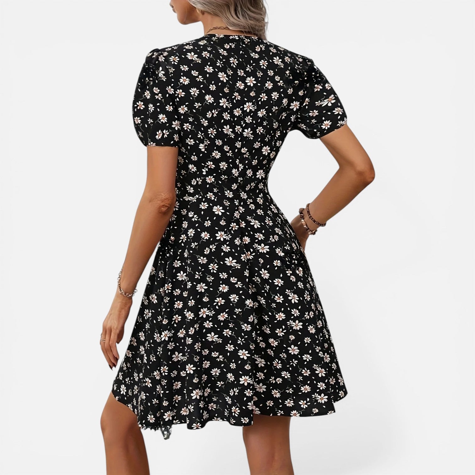 Atelier Rivelle | Robe Fleurie Femme Été Coupe Cintrée Légère Confort