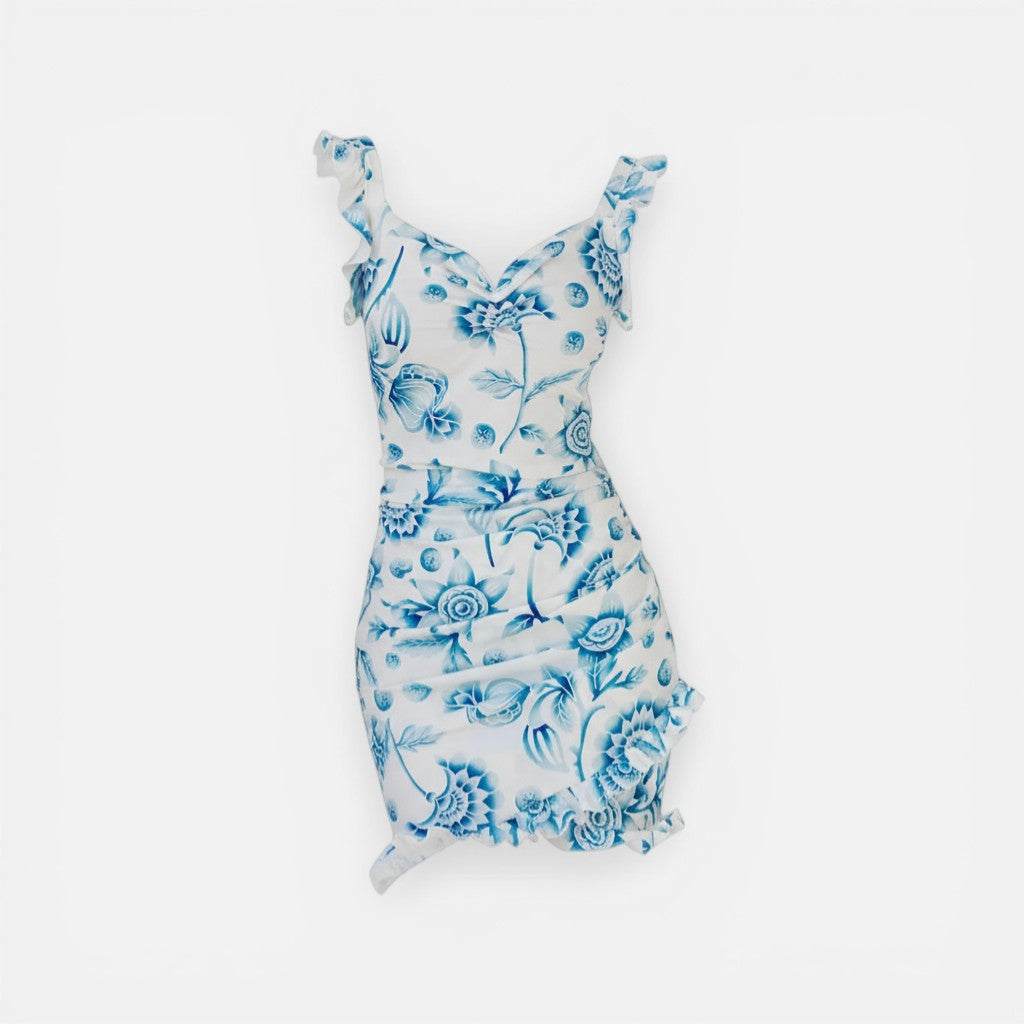 Atelier Rivelle | Robe Fleurie Femme Été Légère Coupe Cintrée Confort