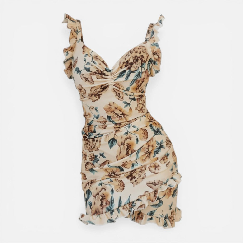 Atelier Rivelle | Robe Fleurie Femme Été Légère Coupe Cintrée Confort