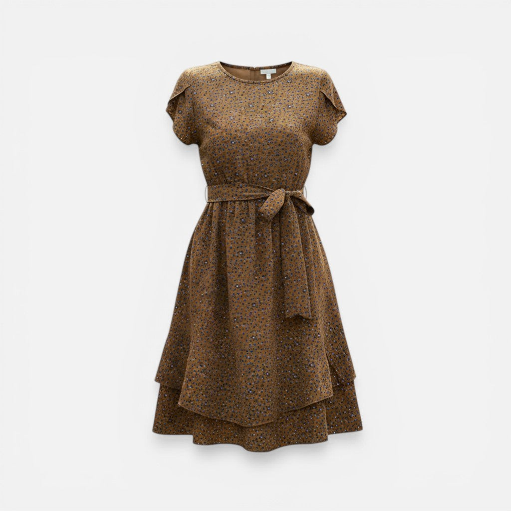 Atelier Rivelle | Robe d’été femme floral taille haute plissée confort casual