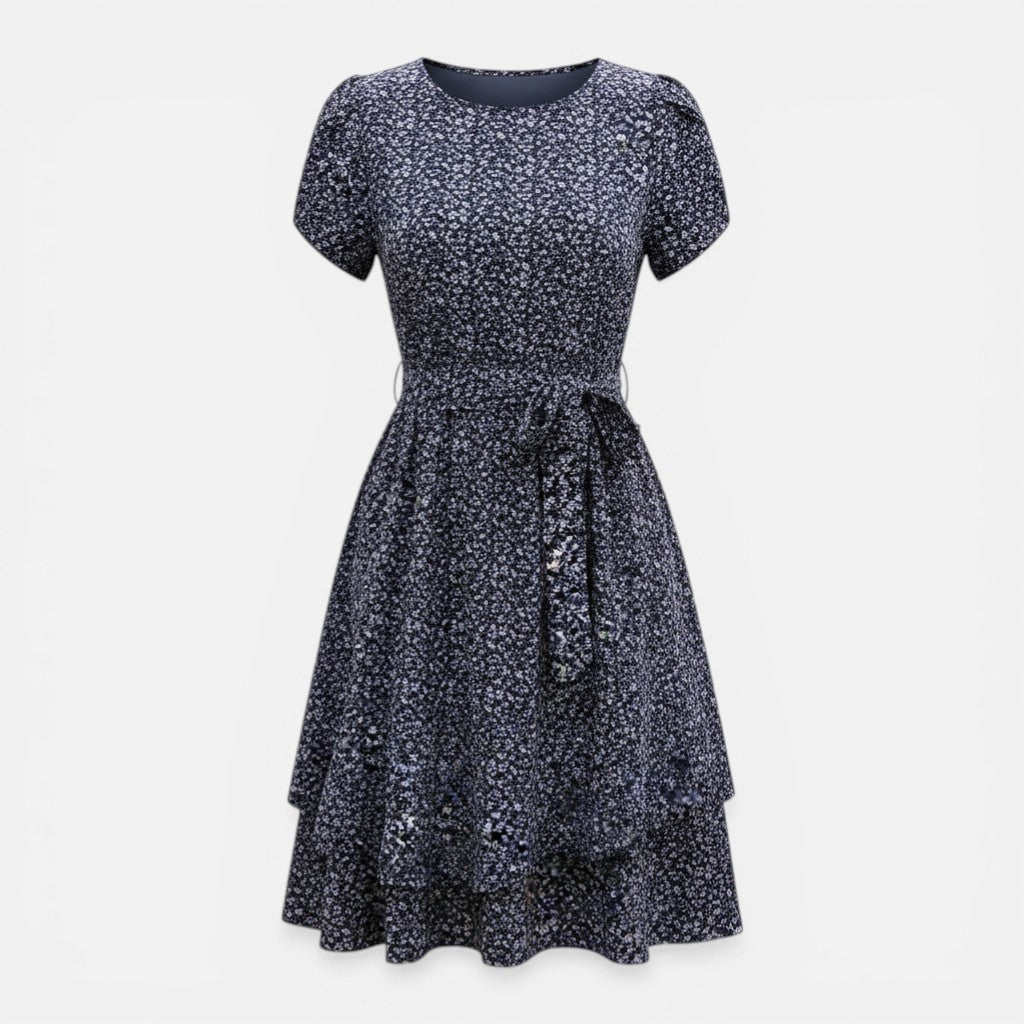 Atelier Rivelle | Robe d’été femme floral taille haute plissée confort casual