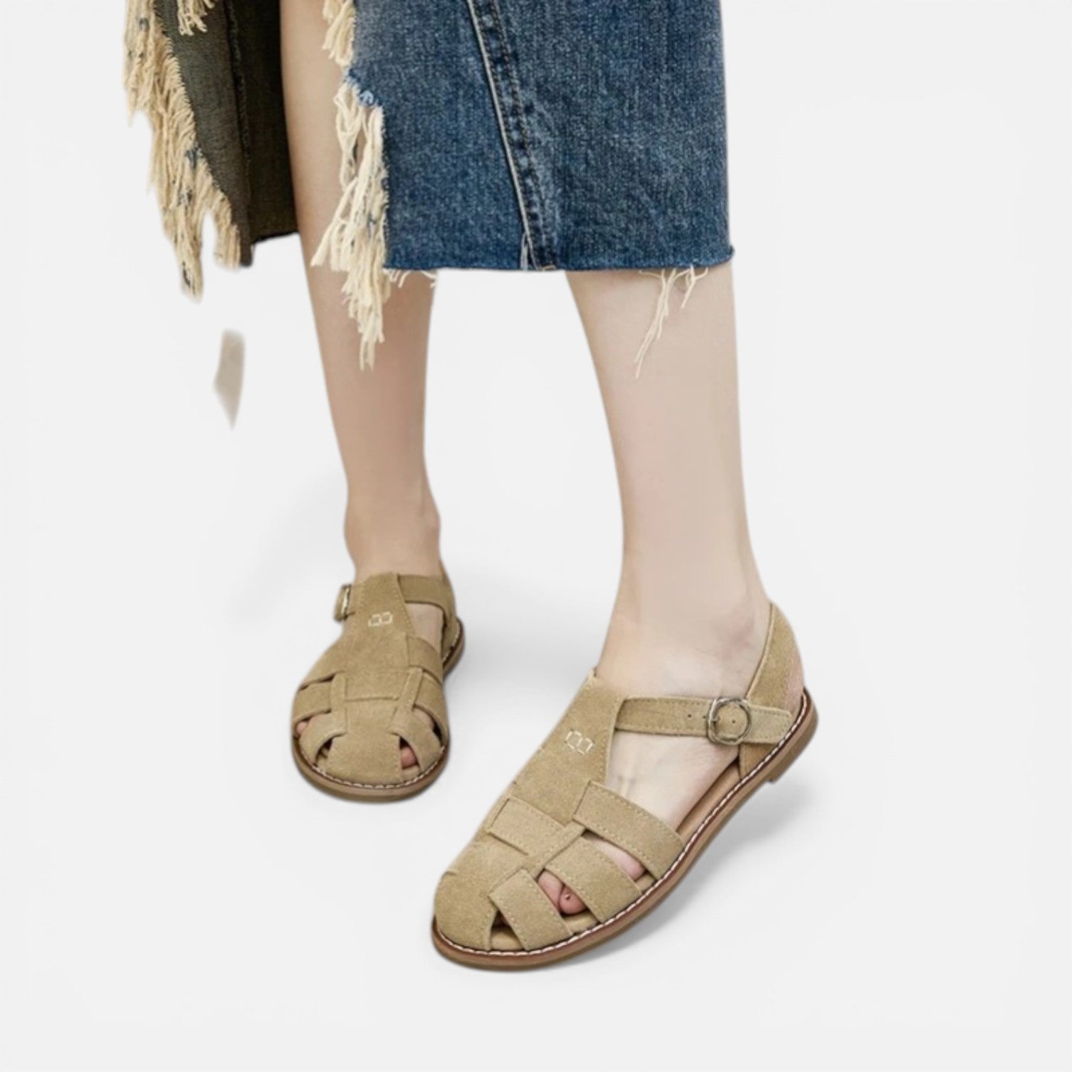 Atelier Rivelle | Sandales Femme Confort Cuir Marche Été Semelle Souple