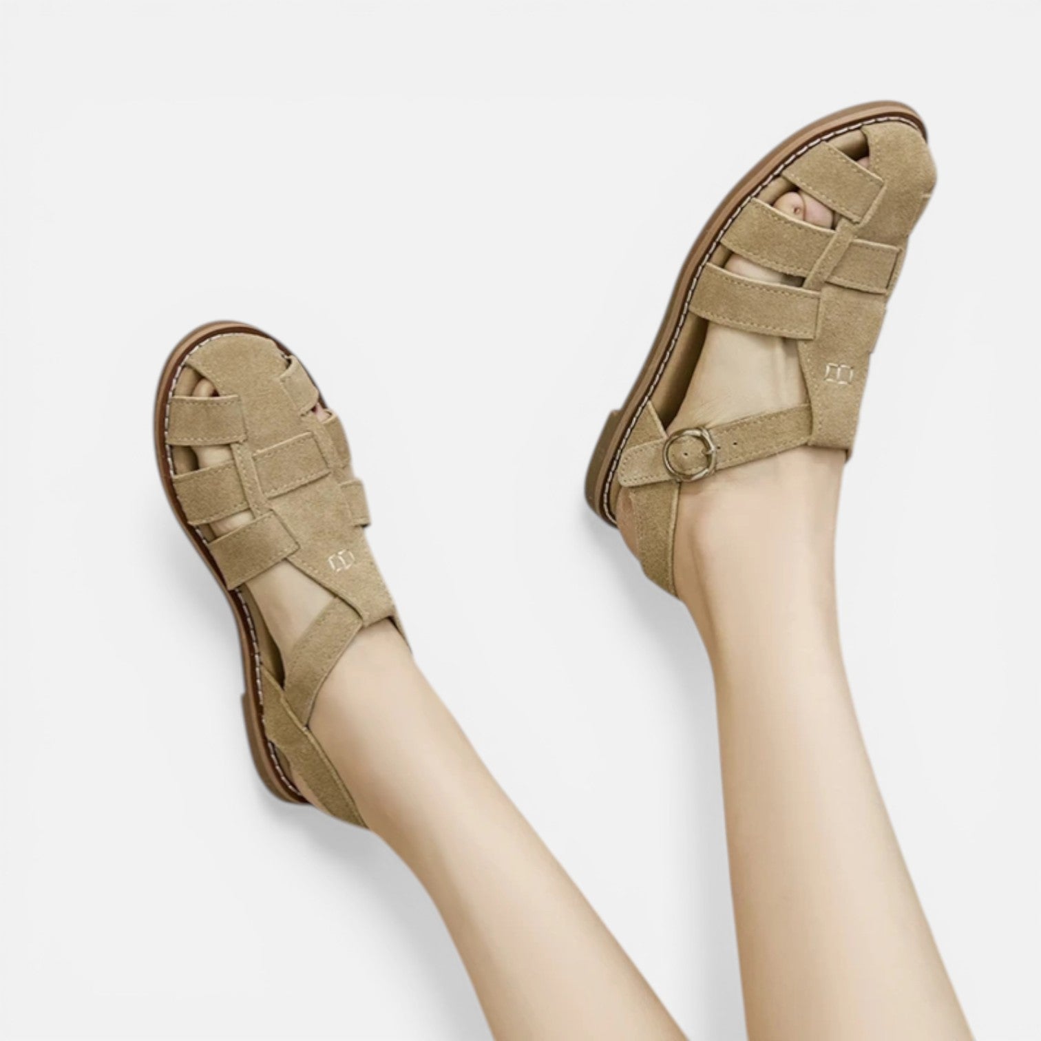 Atelier Rivelle | Sandales Femme Confort Cuir Marche Été Semelle Souple