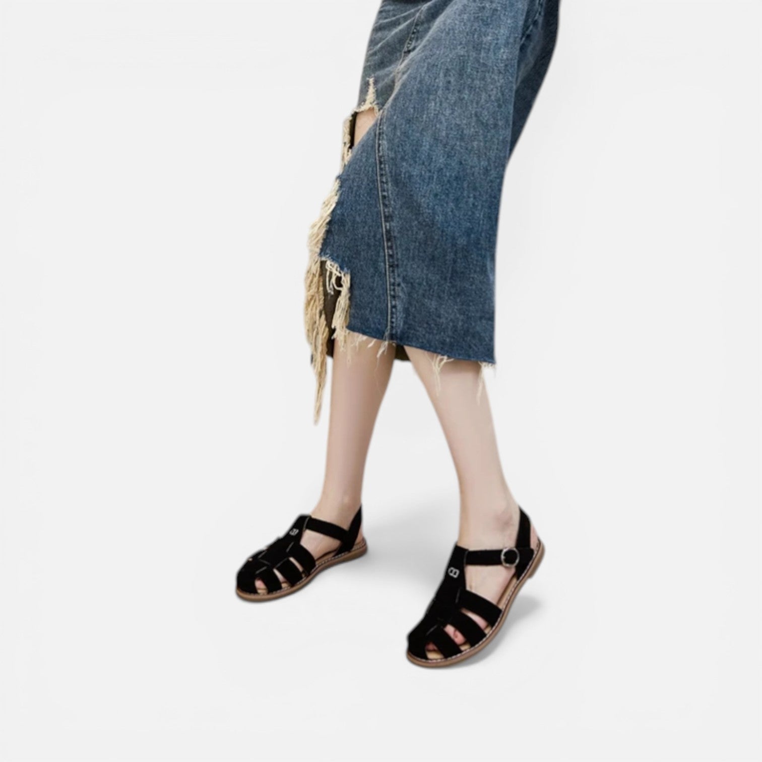 Atelier Rivelle | Sandales Femme Confort Cuir Marche Été Semelle Souple
