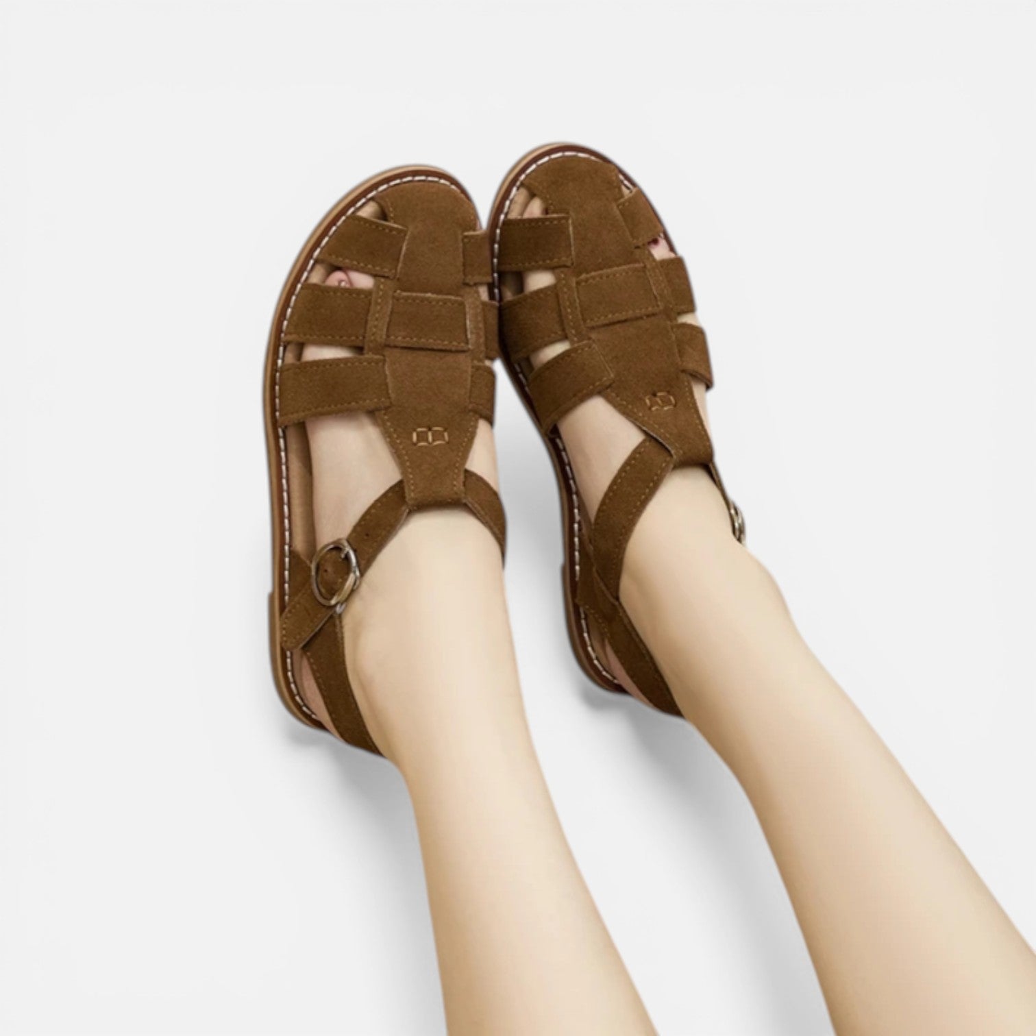 Atelier Rivelle | Sandales Femme Confort Cuir Marche Été Semelle Souple