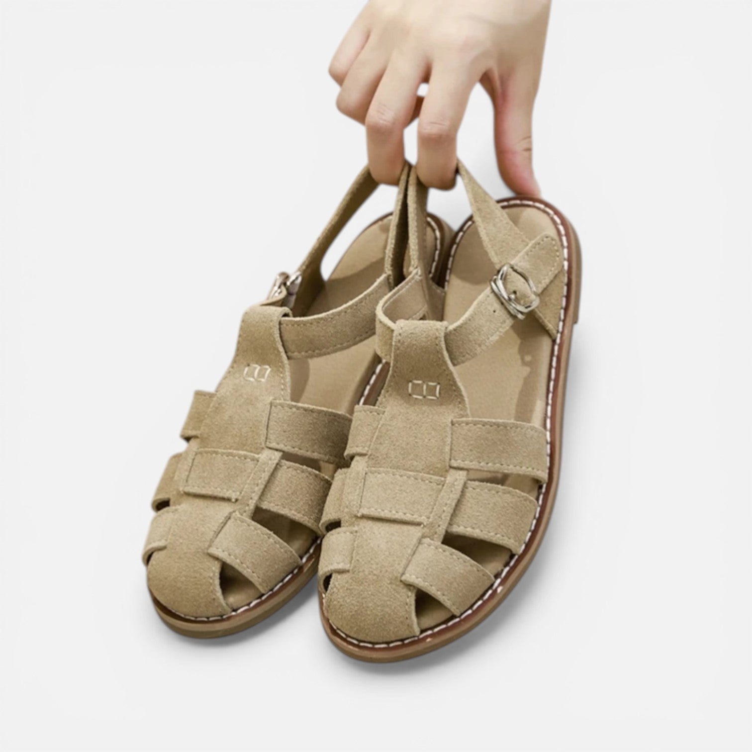 Atelier Rivelle | Sandales Femme Confort Cuir Marche Été Semelle Souple