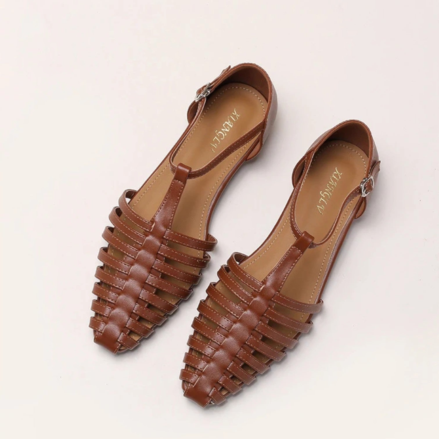 Atelier Rivelle | Sandales Femme Confort Été Cuir Souple Semelle Plate