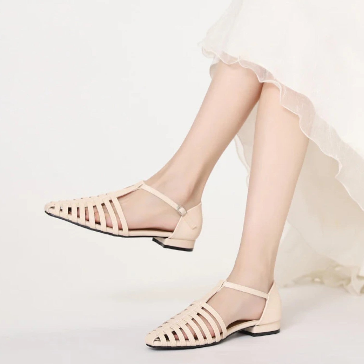 Atelier Rivelle | Sandales Femme Confort Été Cuir Souple Semelle Plate