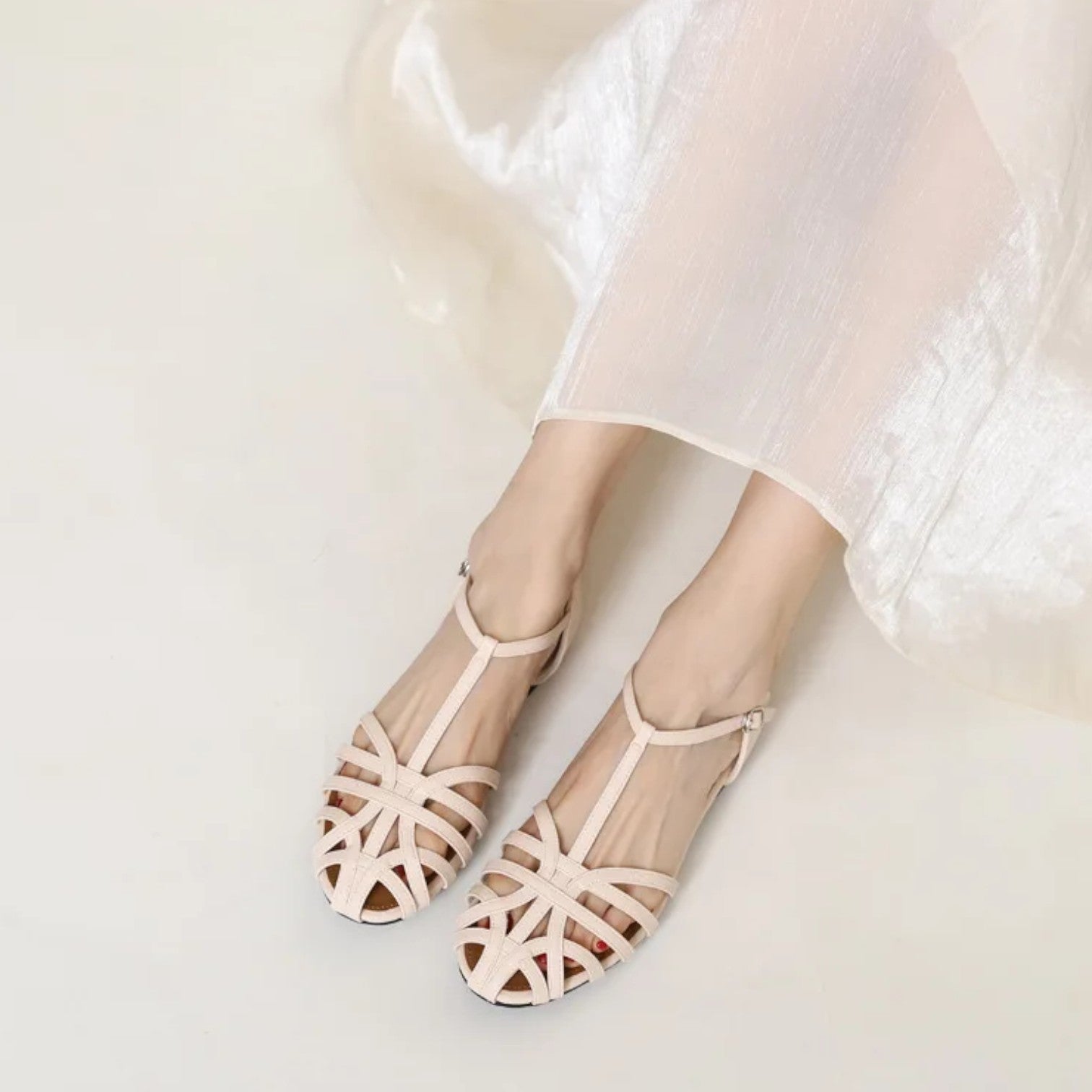 Atelier Rivelle | Sandales Femme Confort Été Cuir Souple Semelle Plate