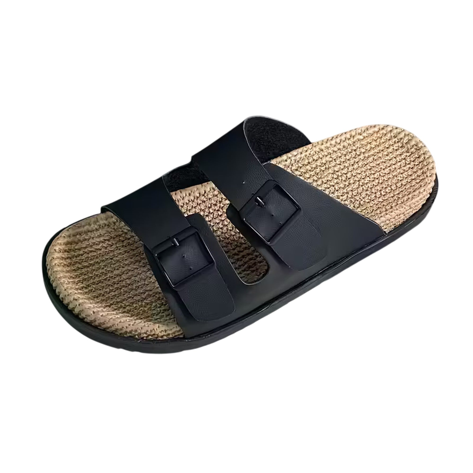 Atelier Rivelle | Sandales Homme Été PU Décontractées Plage Double Boucle