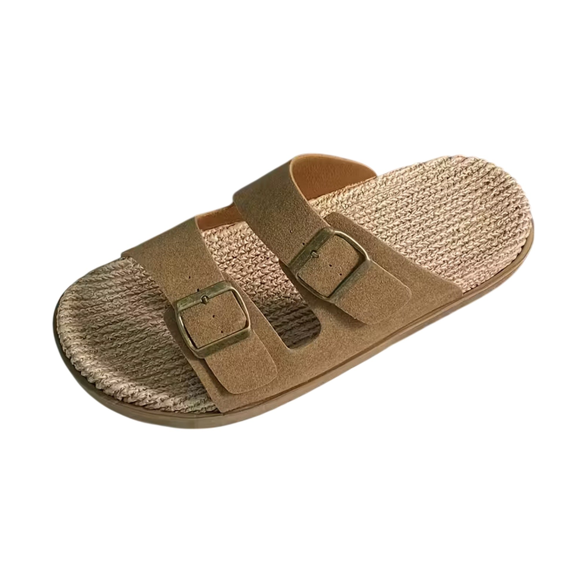 Atelier Rivelle | Sandales Homme Été PU Décontractées Plage Double Boucle