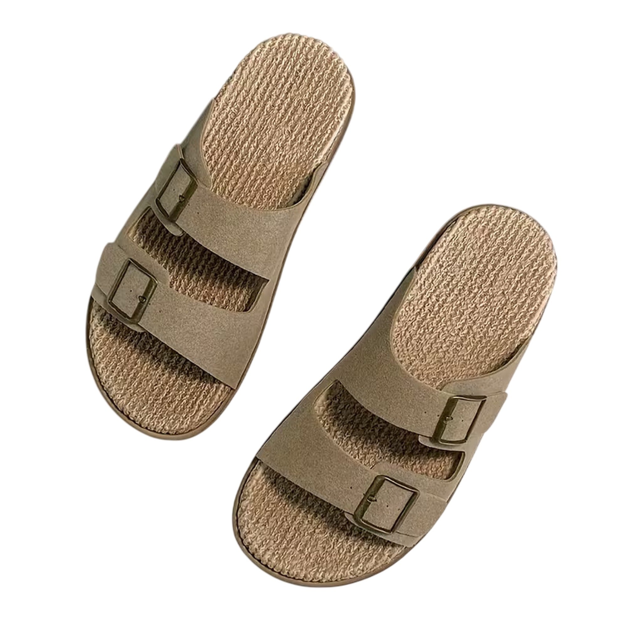 Atelier Rivelle | Sandales Homme Été PU Décontractées Plage Double Boucle
