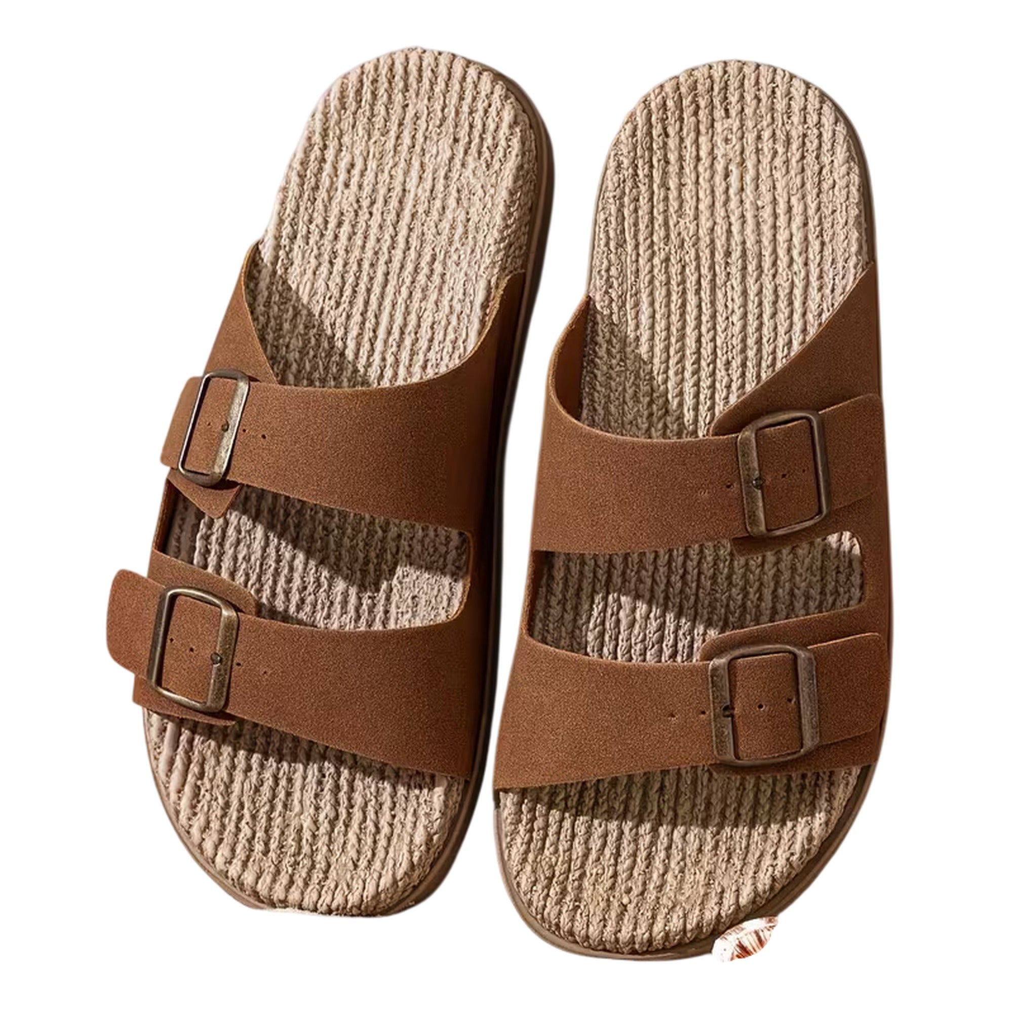 Atelier Rivelle | Sandales Homme Été PU Décontractées Plage Double Boucle