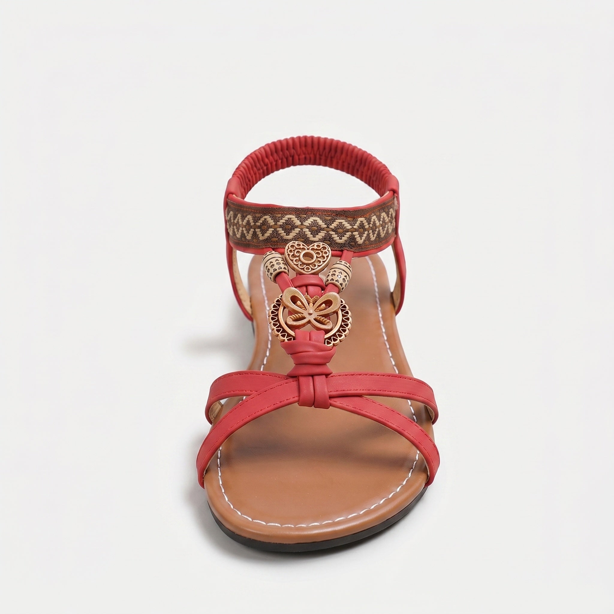 Atelier Rivelle | Sandales Plates Femme Été Bohème Vacances Plage Confort