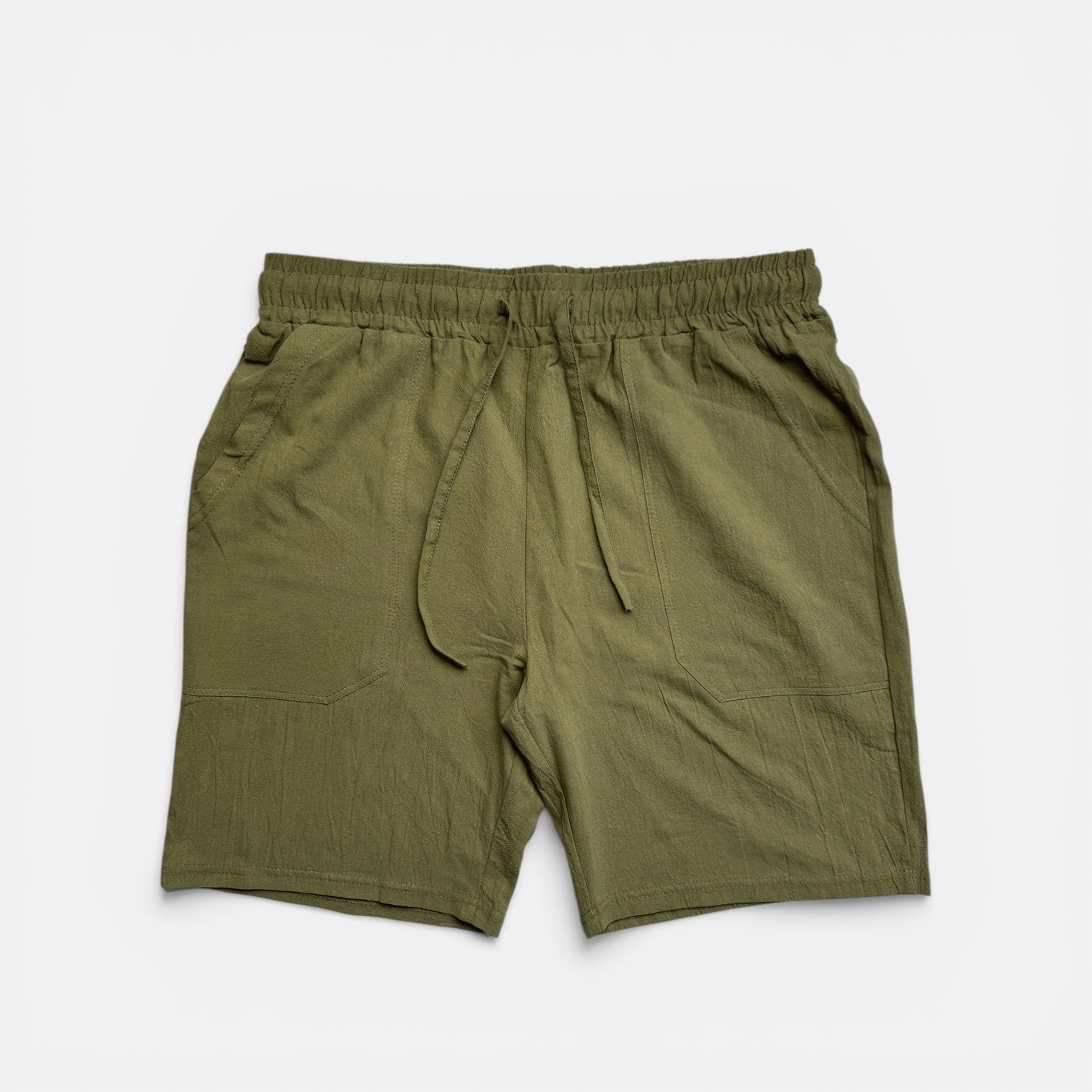 Atelier Rivelle | Short Homme Lin Été Léger Respirant Taille Élastique Confort
