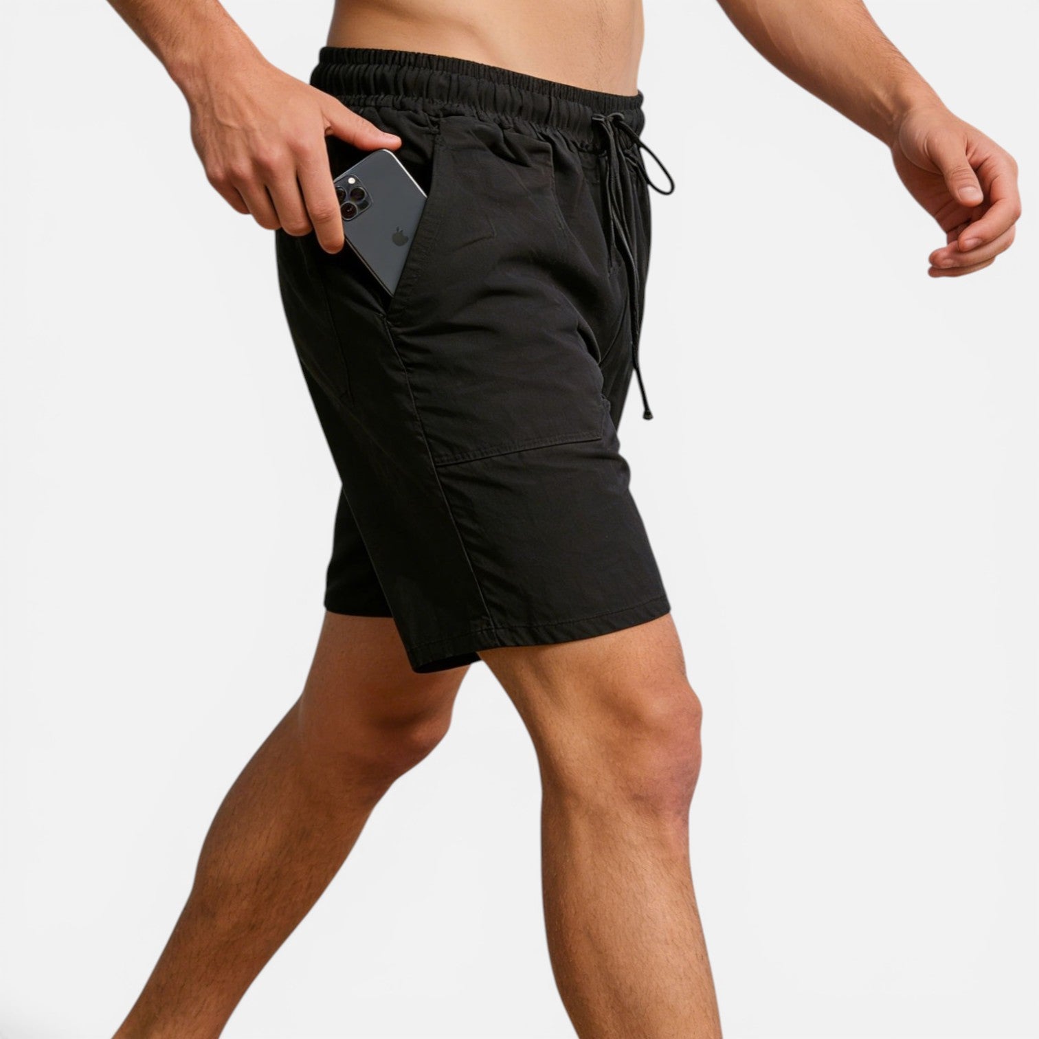 Atelier Rivelle | Short Homme Lin Été Léger Respirant Taille Élastique Confort