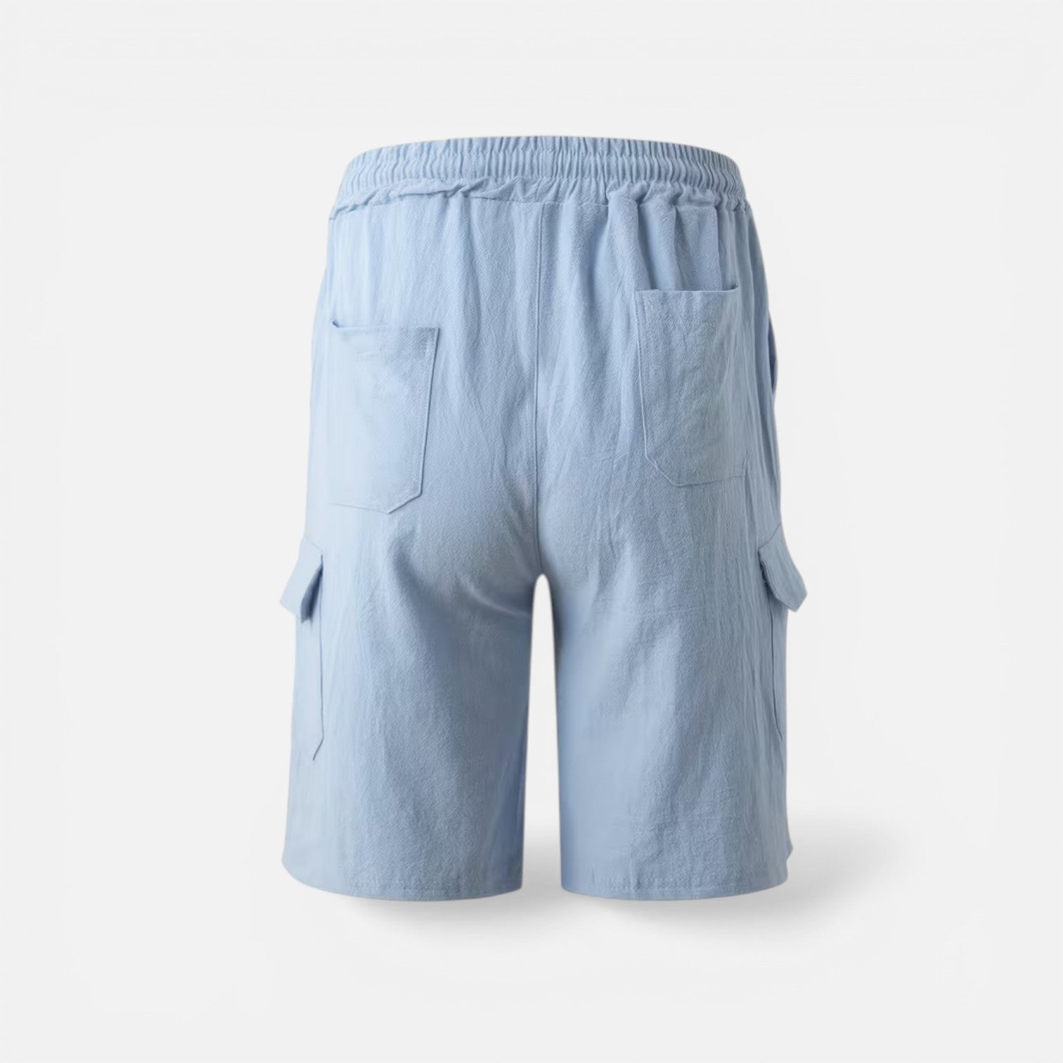 Atelier Rivelle | Short Lin Homme Été Léger Respirant Confort Taille Élastique